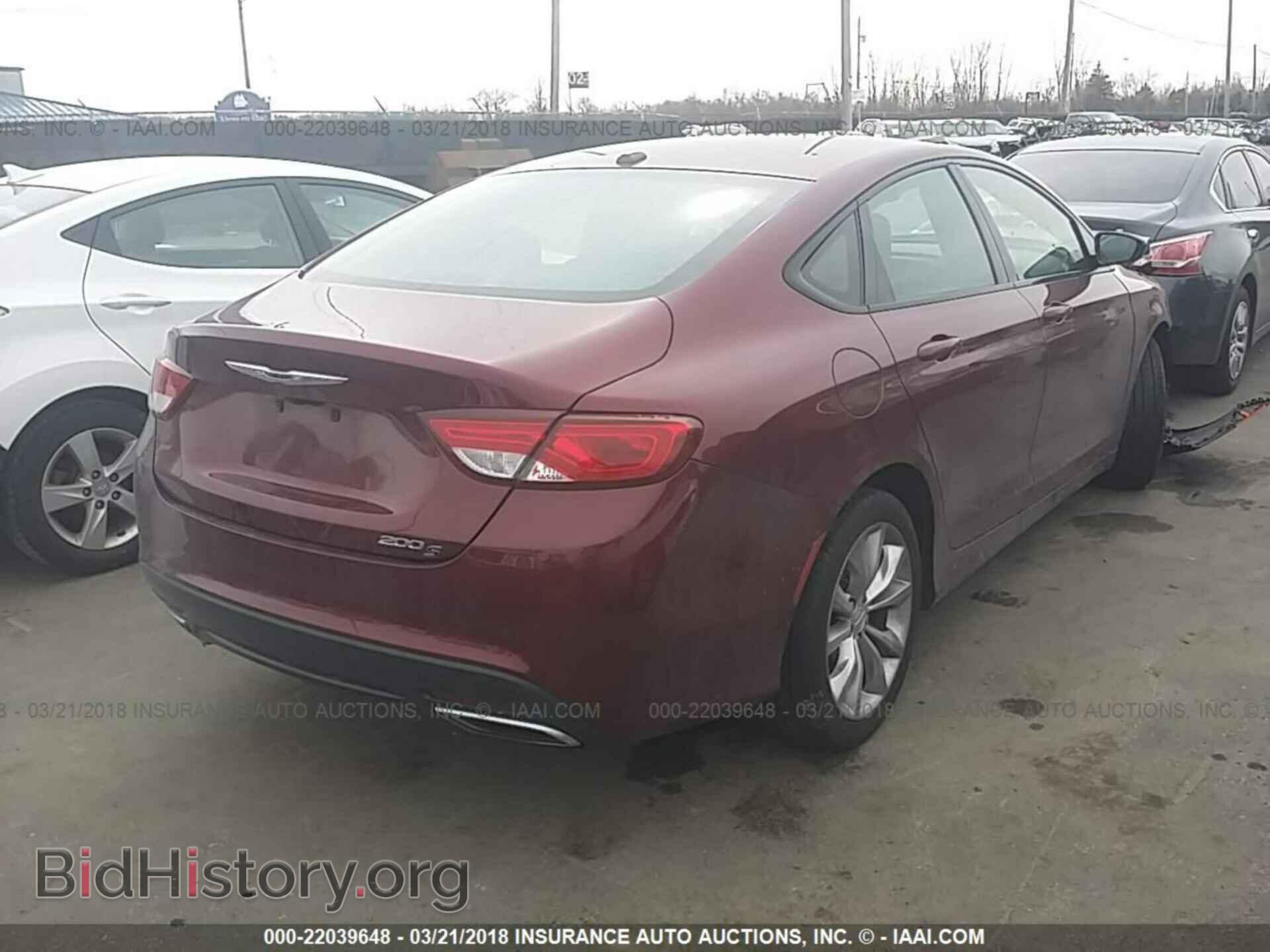 2015 Chrysler 200 - VIN: 1C3CCCBB2FN755087 - Photo 4