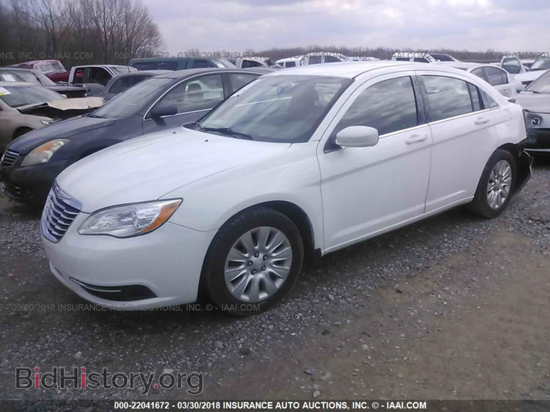 2012 Chrysler 200 - VIN: 1C3CCBAB9CN229286 - Фото 2