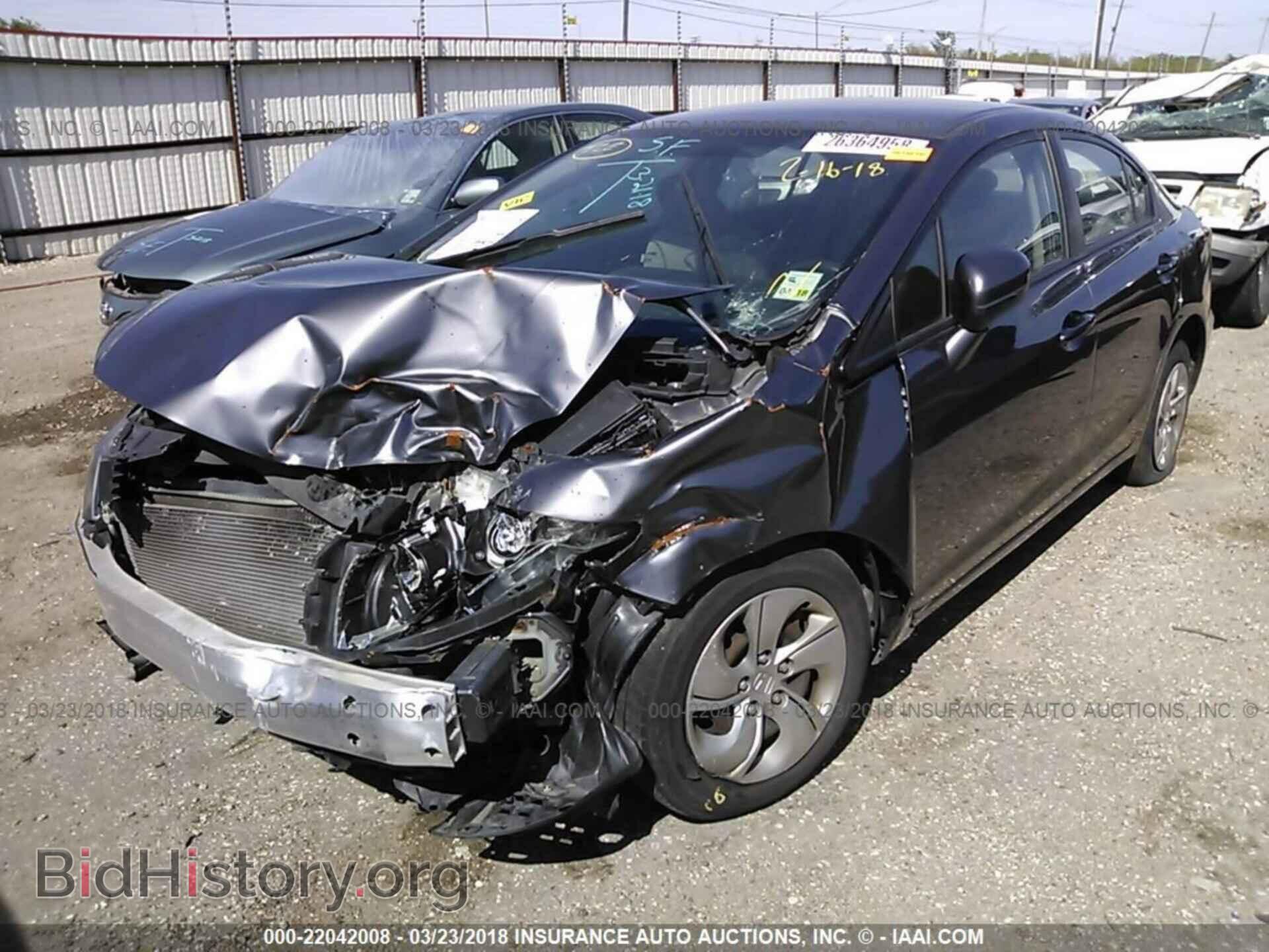 2014 Honda Civic - VIN: 19XFB2F57EE033661 - Фото 2