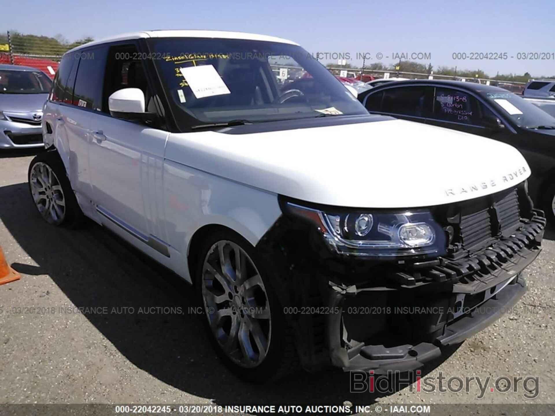 Фотография SALGS2EF4GA251702 - Land rover Range rover 2016