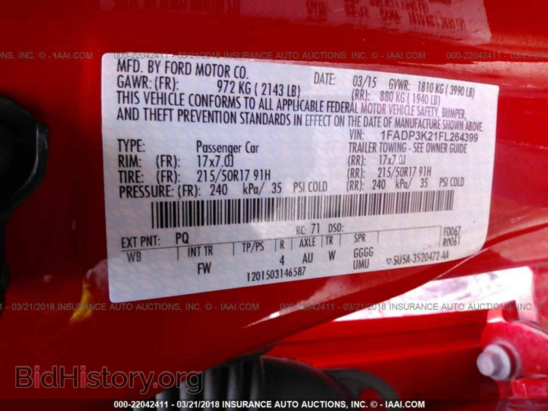 2015 Ford Focus - VIN: 1FADP3K21FL264399 - Photo 9