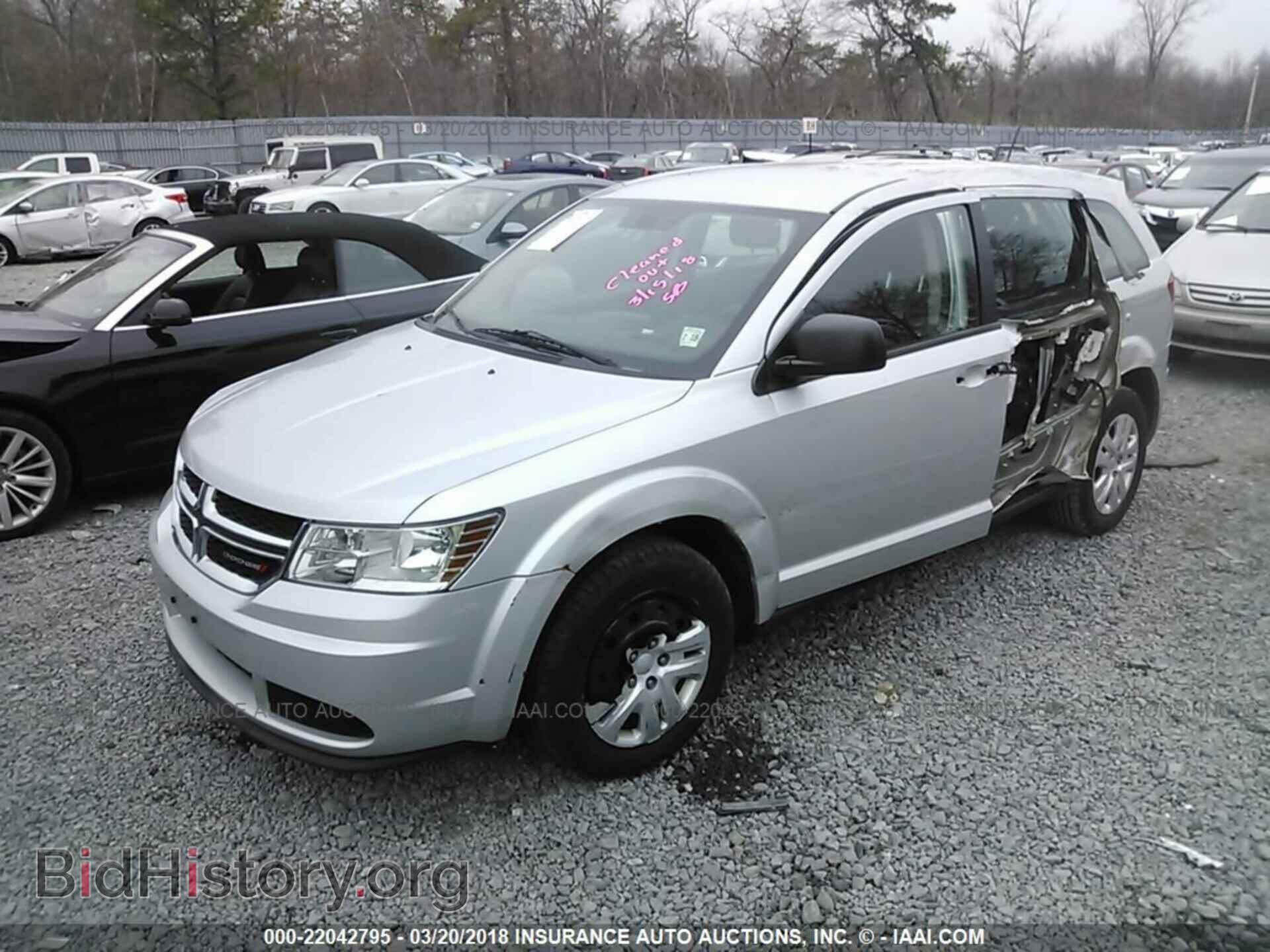 2014 Dodge Journey - VIN: 3C4PDCAB9ET198852 - Фото 2