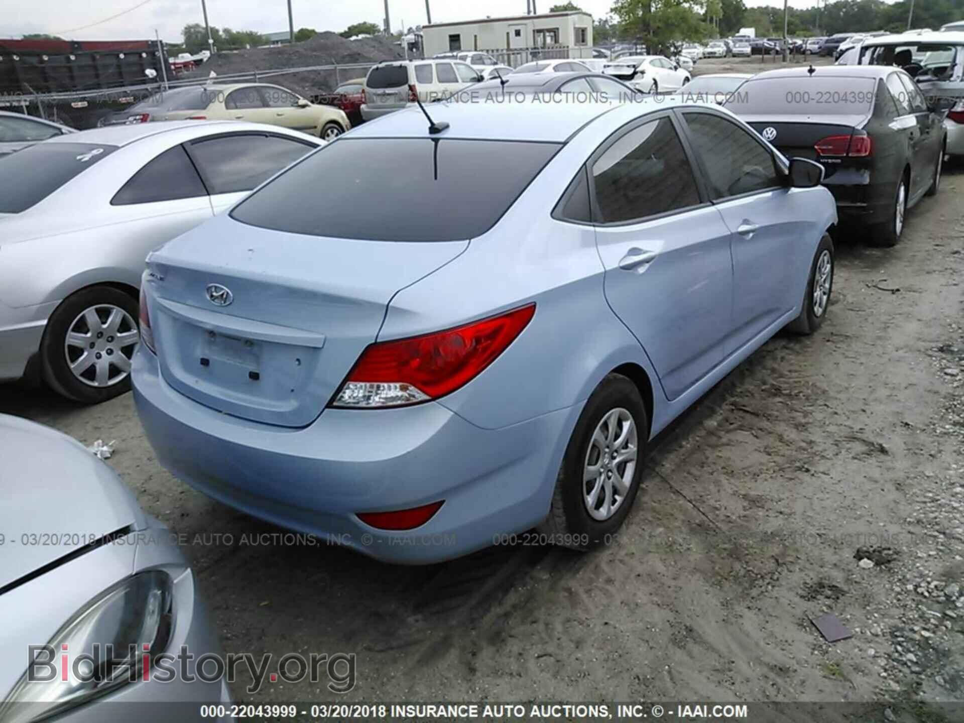 2013 Hyundai Accent - VIN: KMHCT4AE9DU510119 - Фото 4