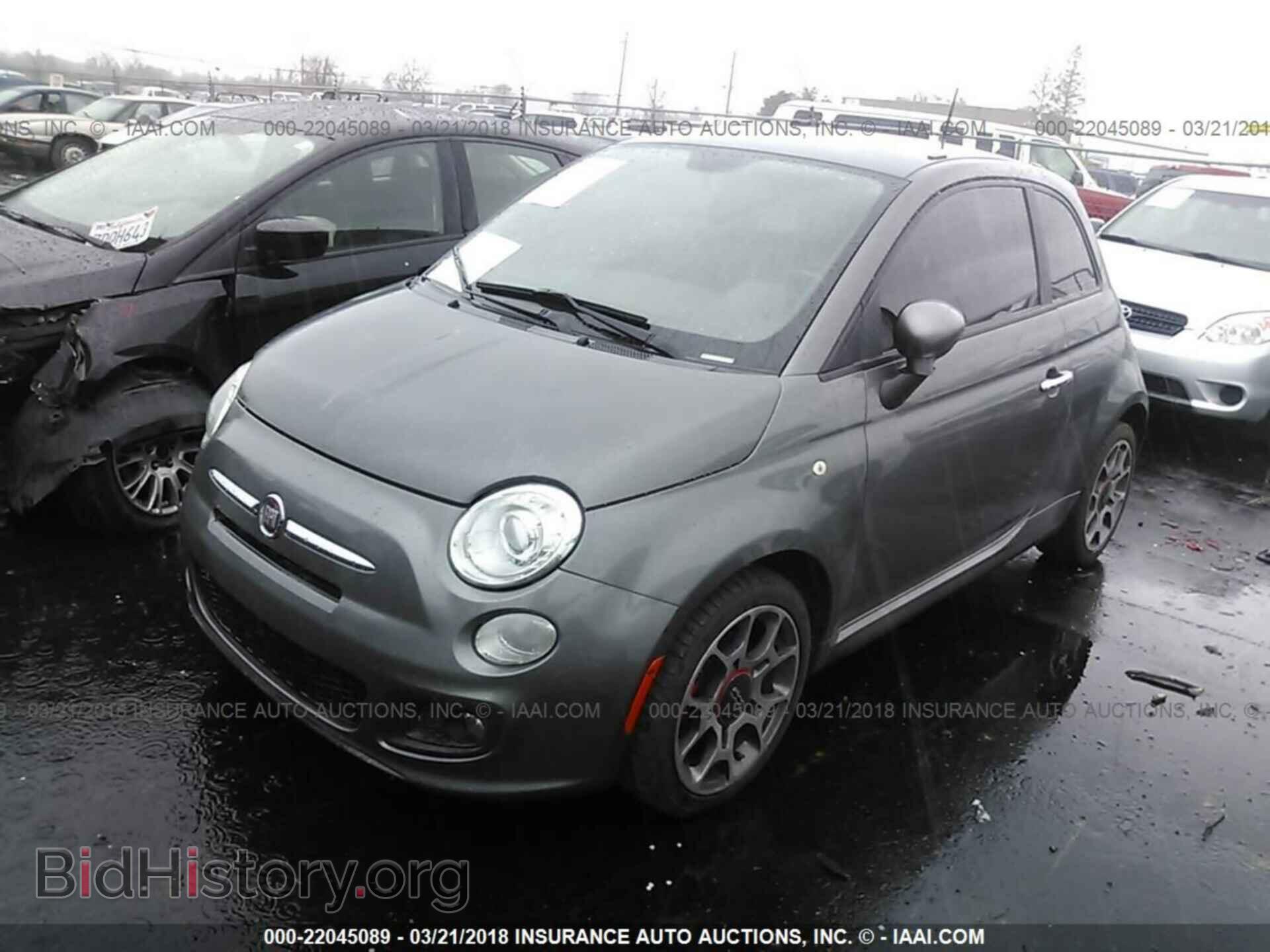 2012 Fiat 500 - VIN: 3C3CFFBRXCT338978 - Фото 2