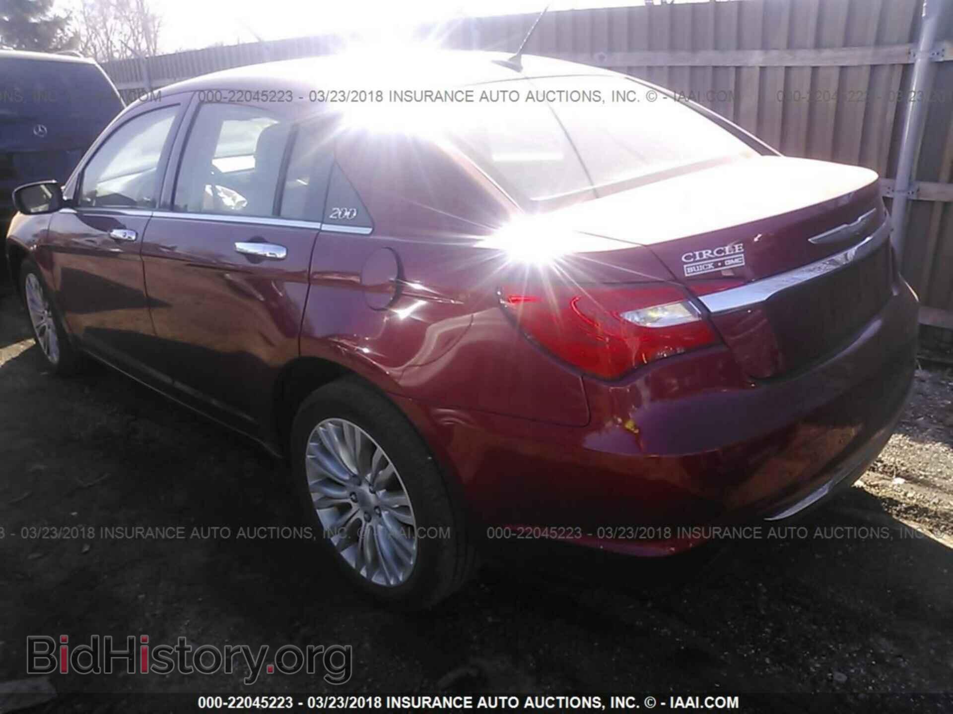 2012 Chrysler 200 - VIN: 1C3CCBCB7CN258038 - Photo 3