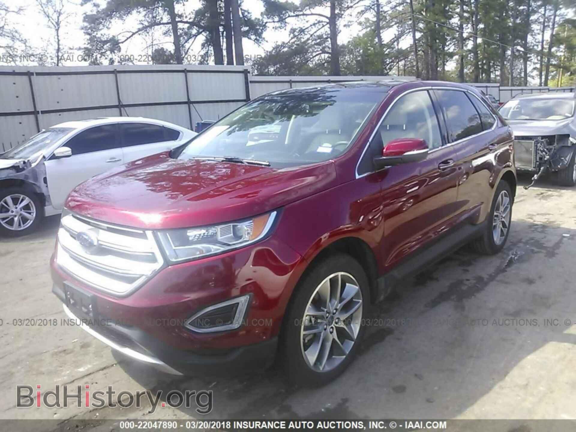 2017 Ford Edge - VIN: 2FMPK3K80HBC54522 - Фото 2