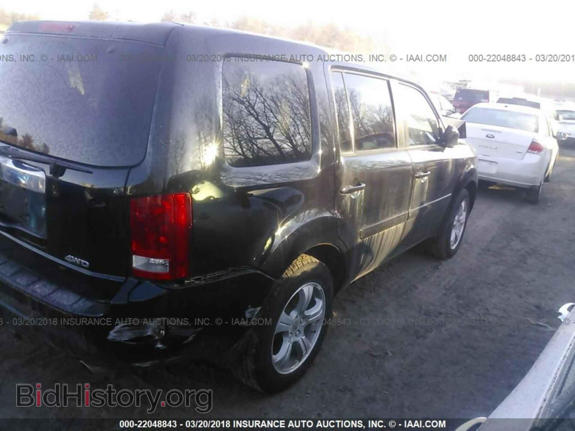 2013 Honda Pilot - VIN: 5FNYF4H66DB014977 - Фото 4