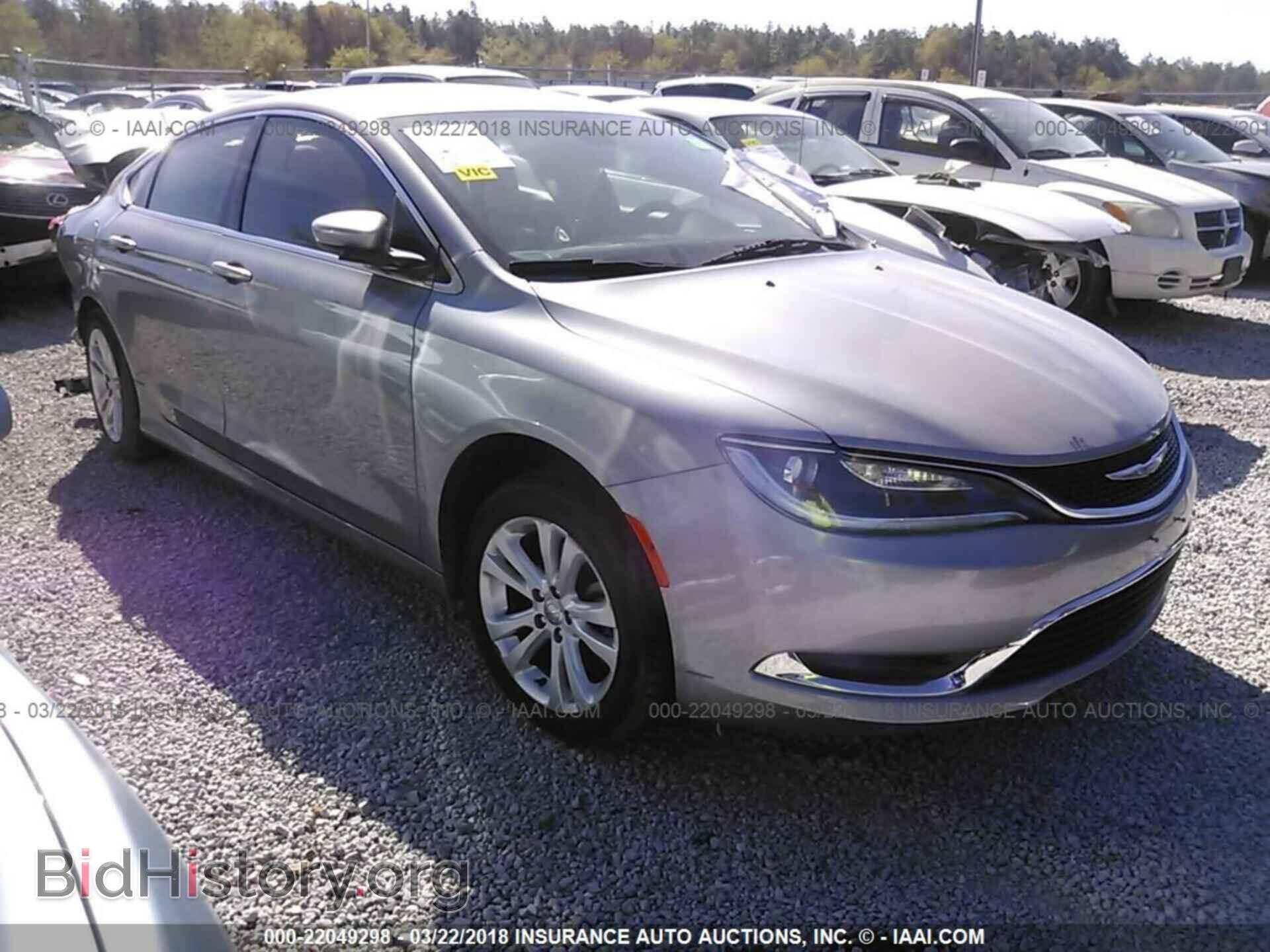 Photo 1C3CCCAB1FN741294 - Chrysler 200 2015