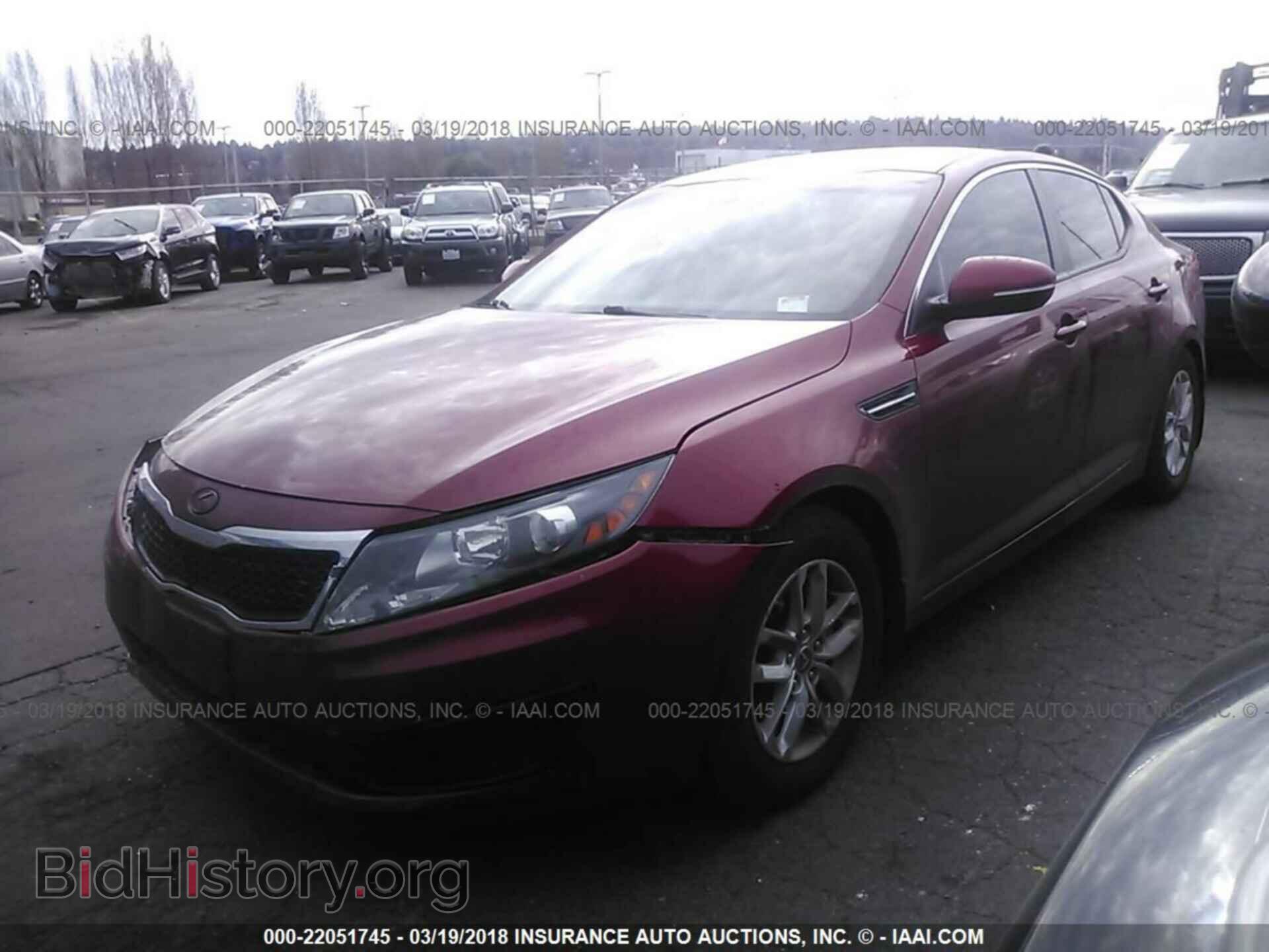 2011 Kia Optima - VIN: KNAGM4A77B5129362 - Фото 2