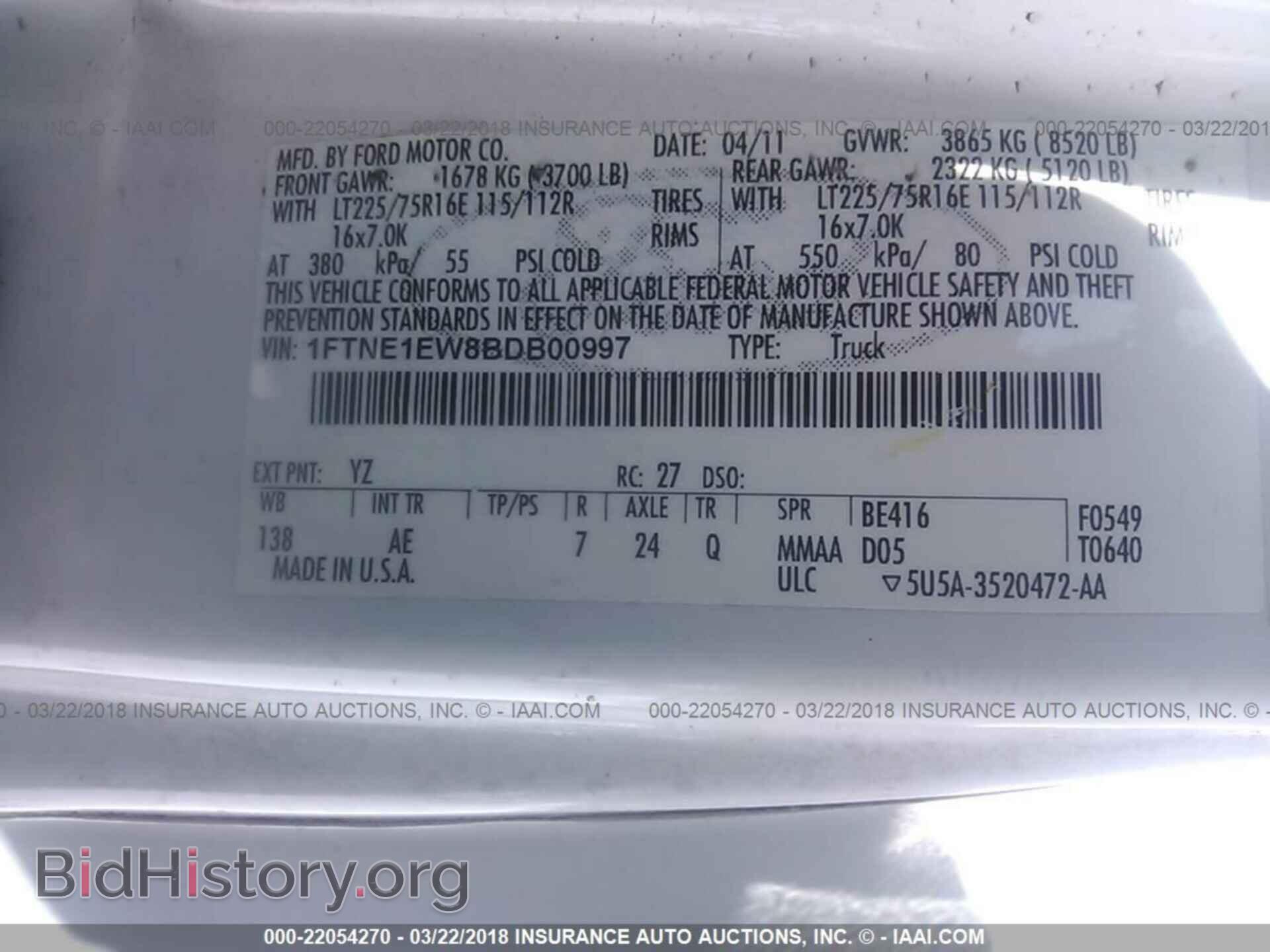 2011 Ford Econoline - VIN: 1FTNE1EW8BDB00997 - Photo 9