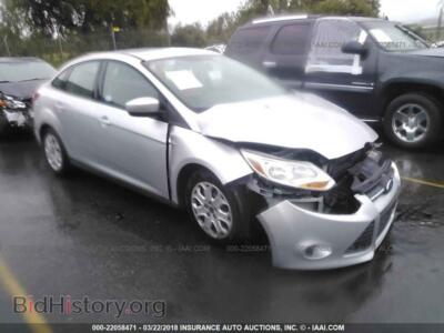 2012 Ford FOCUS, silver — VIN 1FAHP3F21CL295479, IAAI