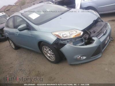 2012 Ford FOCUS, teal — VIN 1FAHP3F22CL343085, IAAI