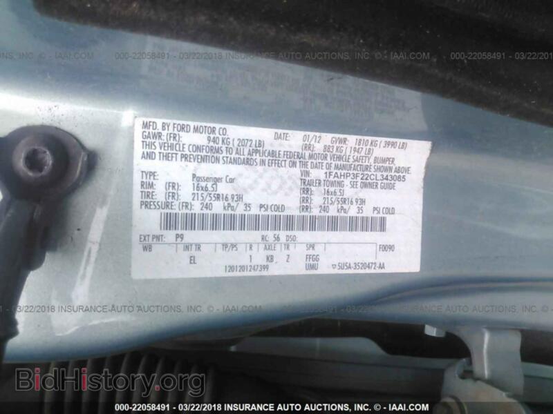 2012 Ford FOCUS (VIN 1FAHP3F22CL343085) — photo 9 of 10