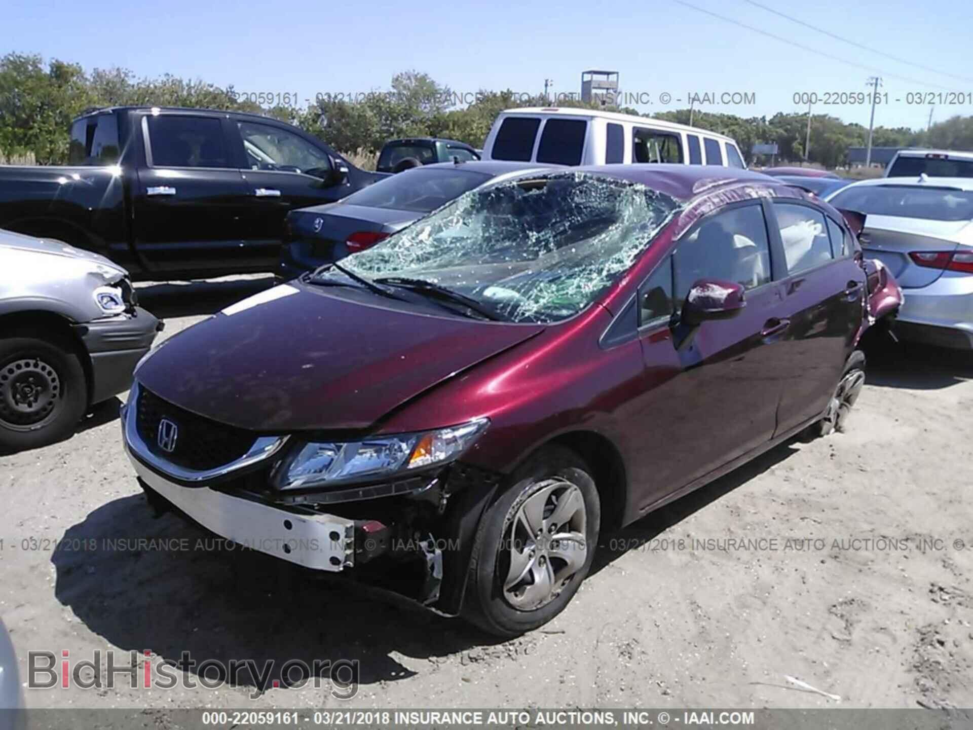 2013 Honda Civic - VIN: 19XFB2F53DE071936 - Фото 2