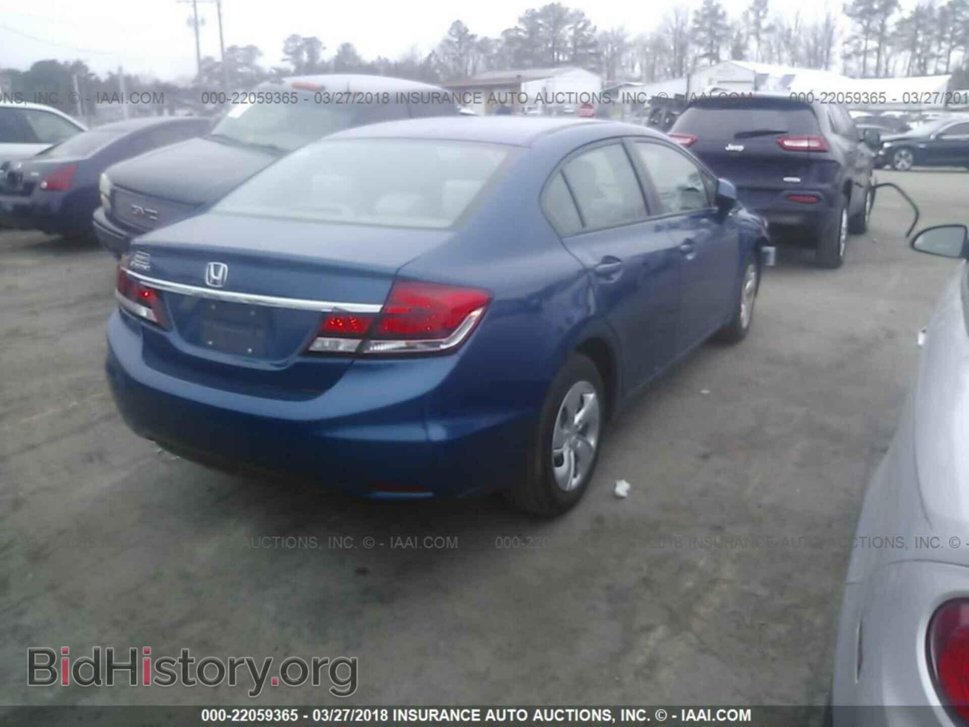 2013 Honda Civic - VIN: 2HGFB2F54DH599541 - Фото 4