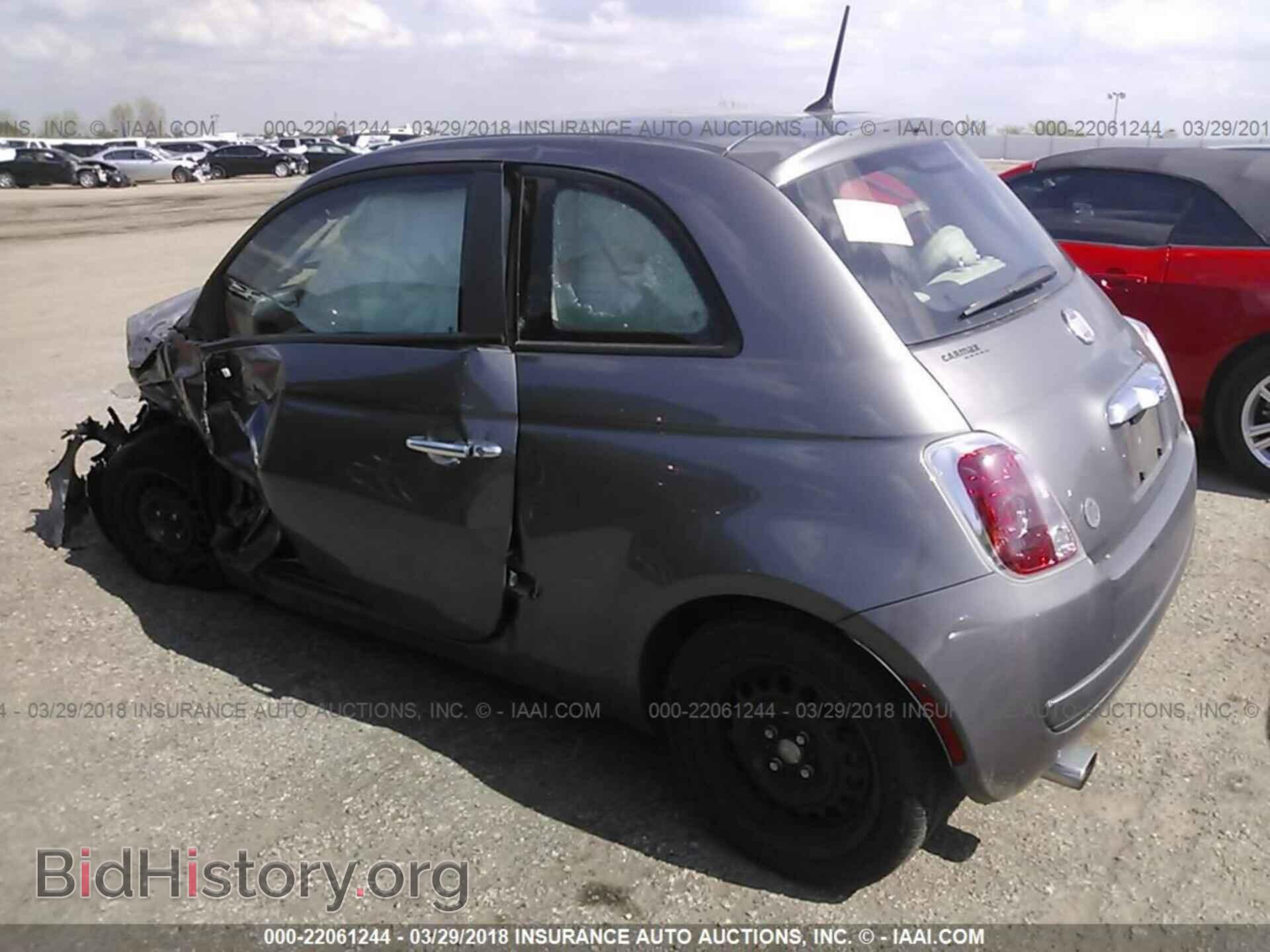 2012 Fiat 500 - VIN: 3C3CFFARXCT343910 - Фото 3