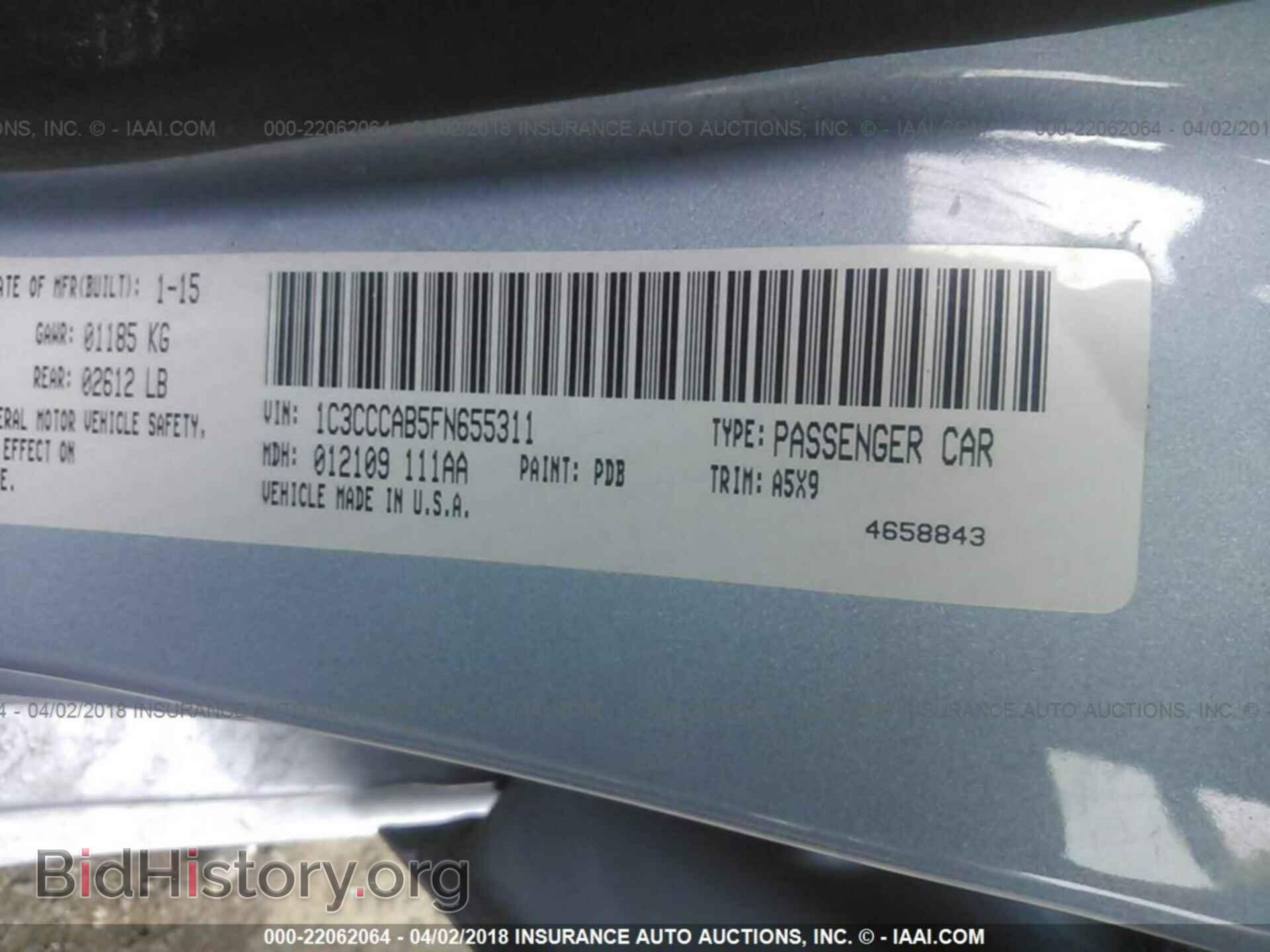 2015 Chrysler 200 - VIN: 1C3CCCAB5FN655311 - Photo 9