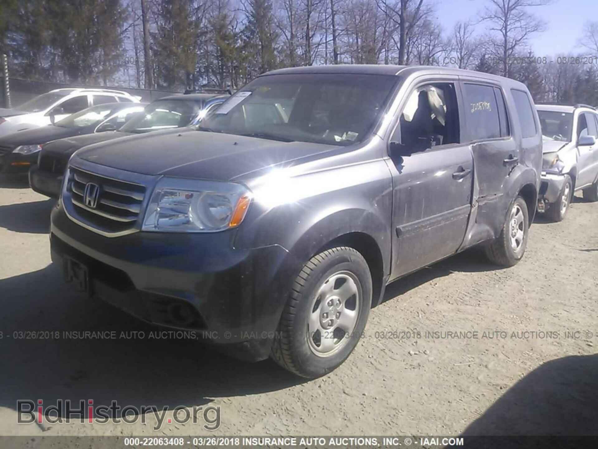 2014 Honda Pilot - VIN: 5FNYF4H26EB014170 - Фото 2
