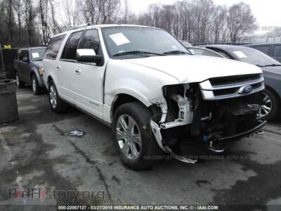 2015 Ford EXPEDITION, белый — VIN 1FMJK1MT5FEF01093, IAAI