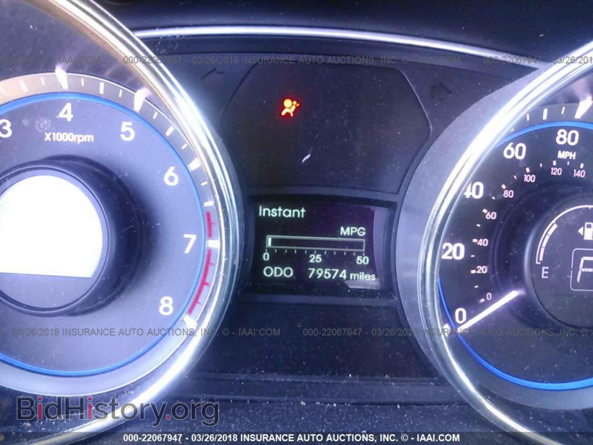 2012 Hyundai Sonata - VIN: 5NPEC4AC6CH445184 - Фото 7