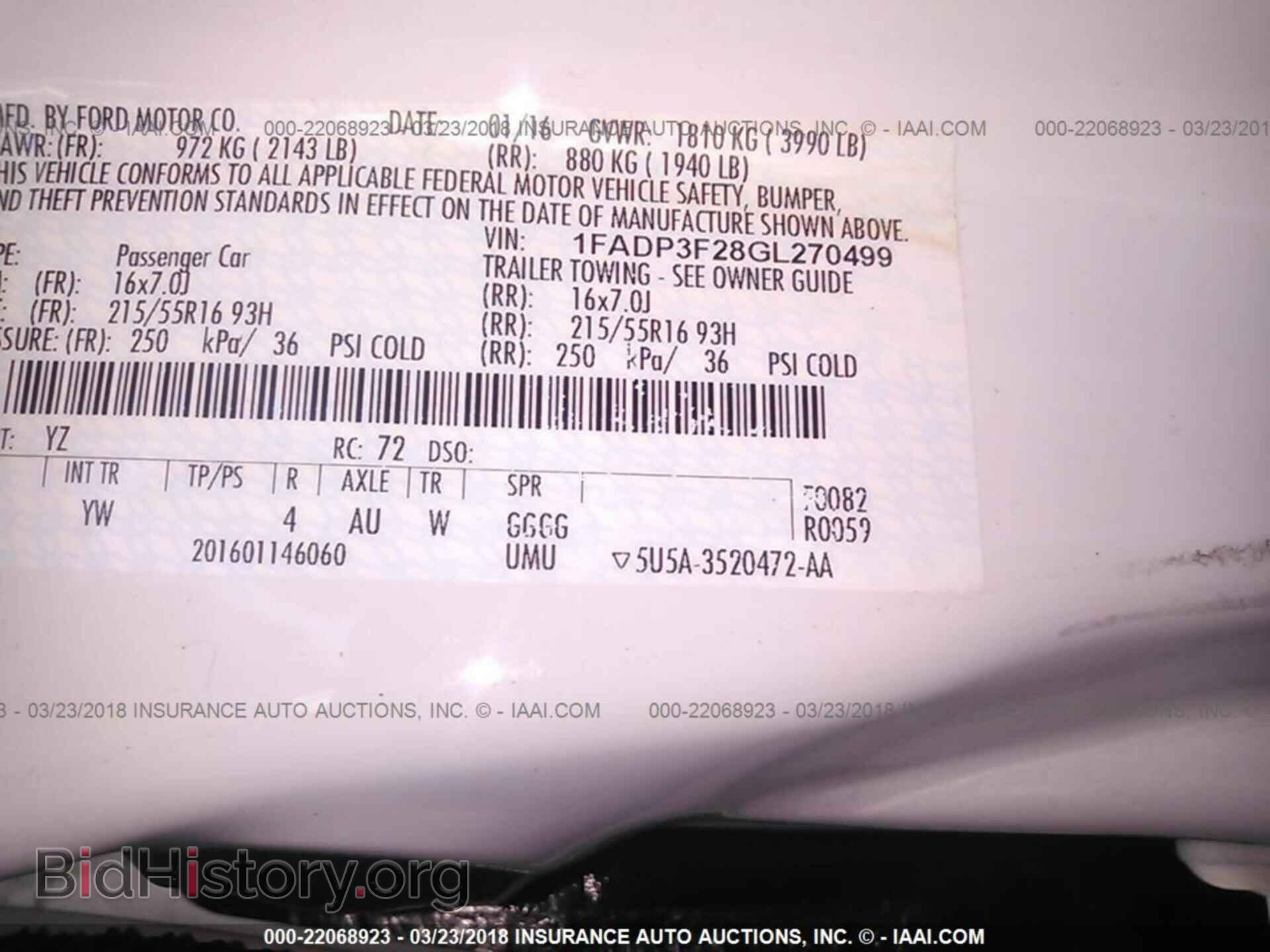 2016 Ford Focus - VIN: 1FADP3F28GL270499 - Photo 9