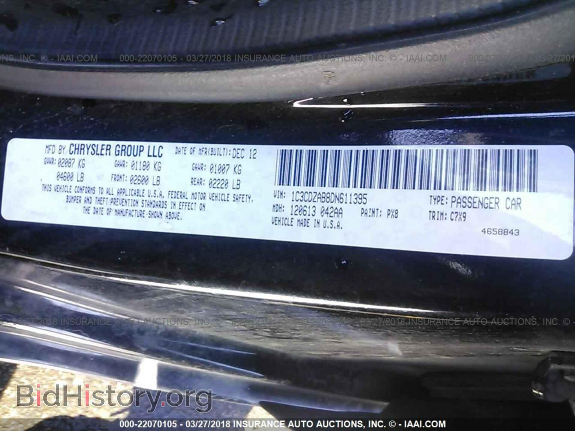 2013 Dodge Avenger - VIN: 1C3CDZAB8DN611395 - Photo 9