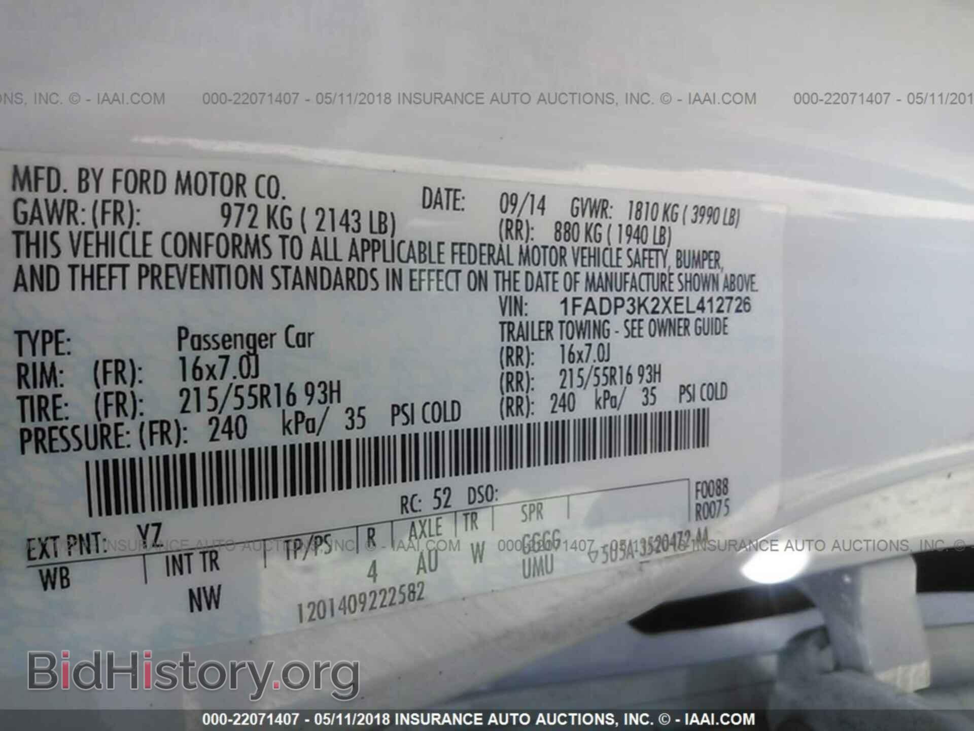2014 Ford Focus - VIN: 1FADP3K2XEL412726 - Photo 9
