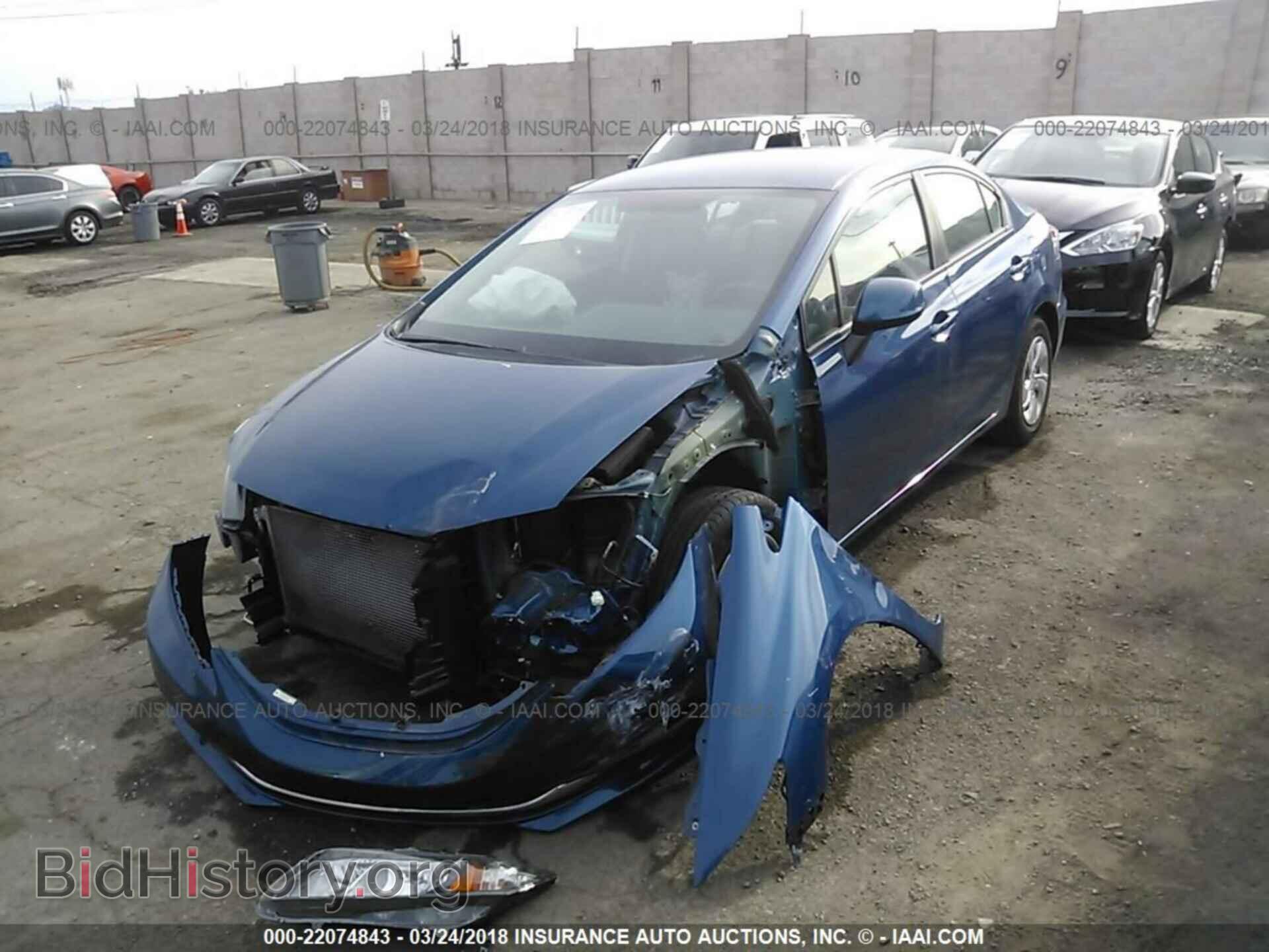 2013 Honda Civic - VIN: 2HGFB2F56DH592610 - Фото 2
