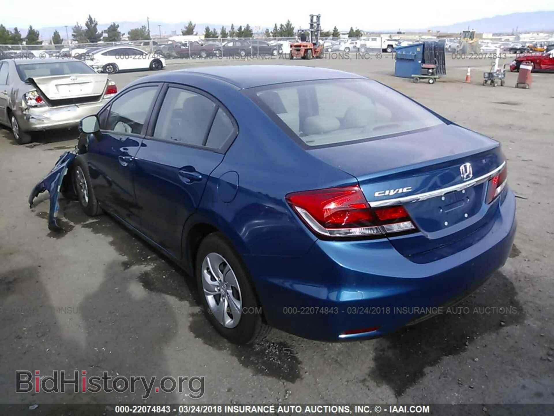 2013 Honda Civic - VIN: 2HGFB2F56DH592610 - Фото 3