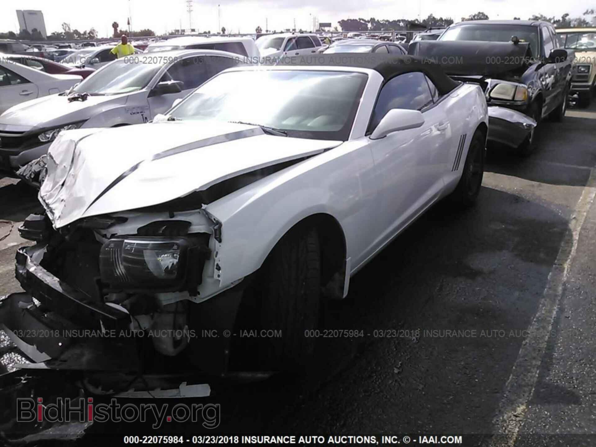 2012 Chevrolet Camaro - VIN: 2G1FB3D31C9203198 - Фото 2