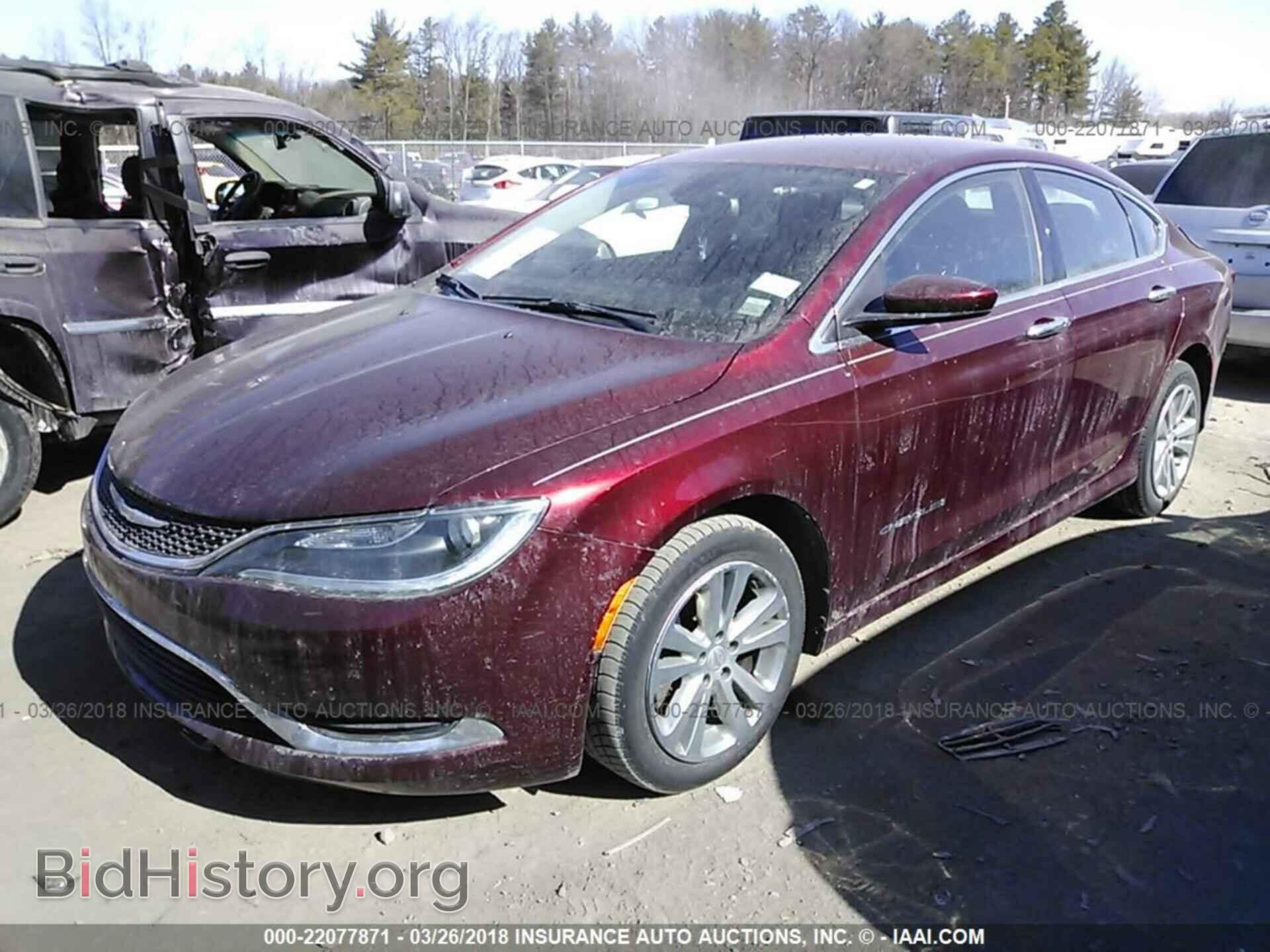 2015 Chrysler 200 - VIN: 1C3CCCAB1FN723880 - Фото 2