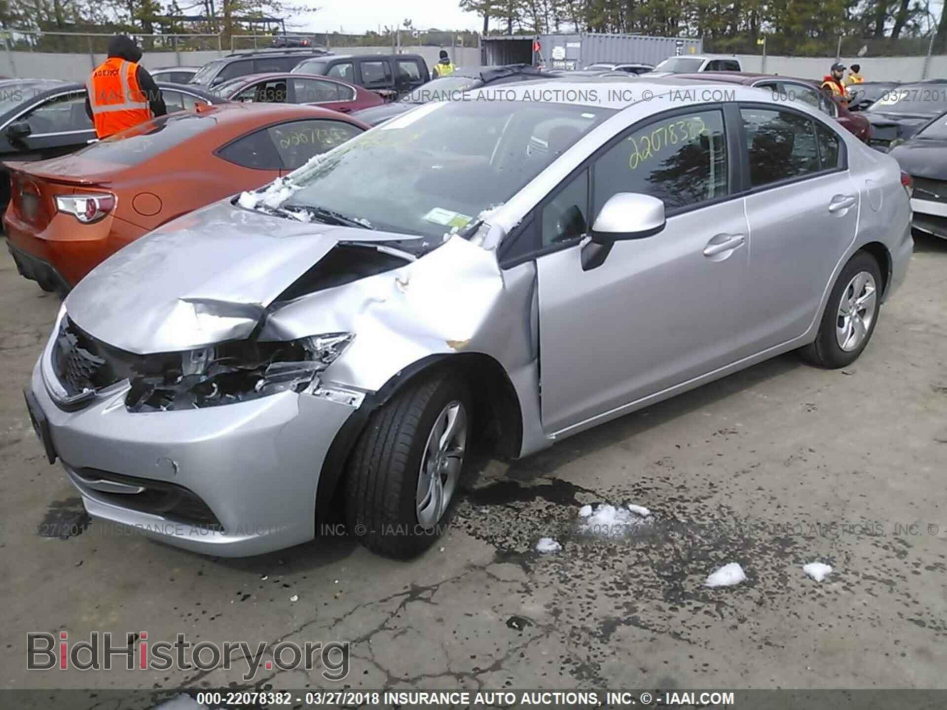 2013 Honda Civic - VIN: 19XFB2F59DE246836 - Фото 2