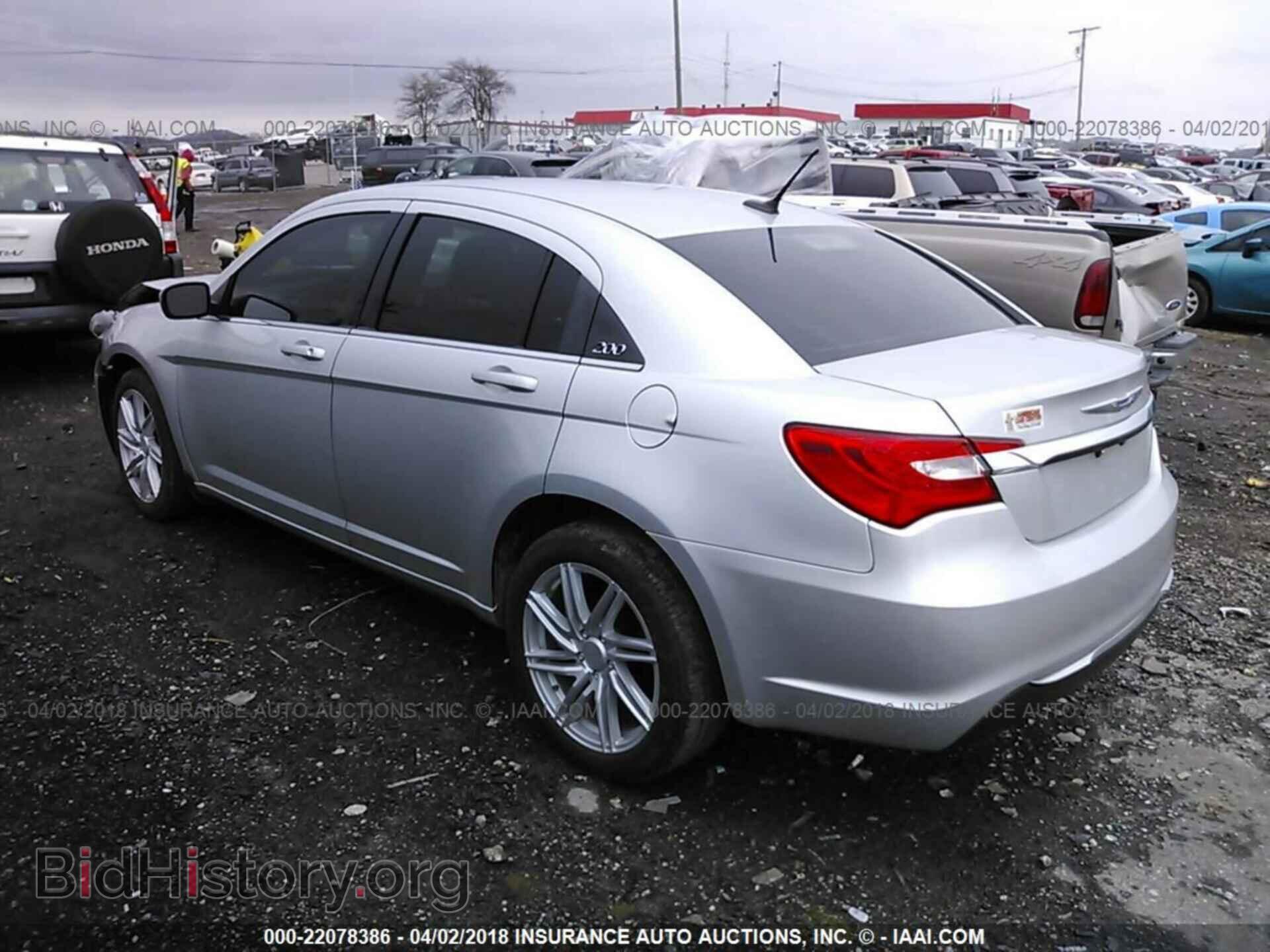 2012 Chrysler 200 - VIN: 1C3CCBBB9CN164180 - Фото 3