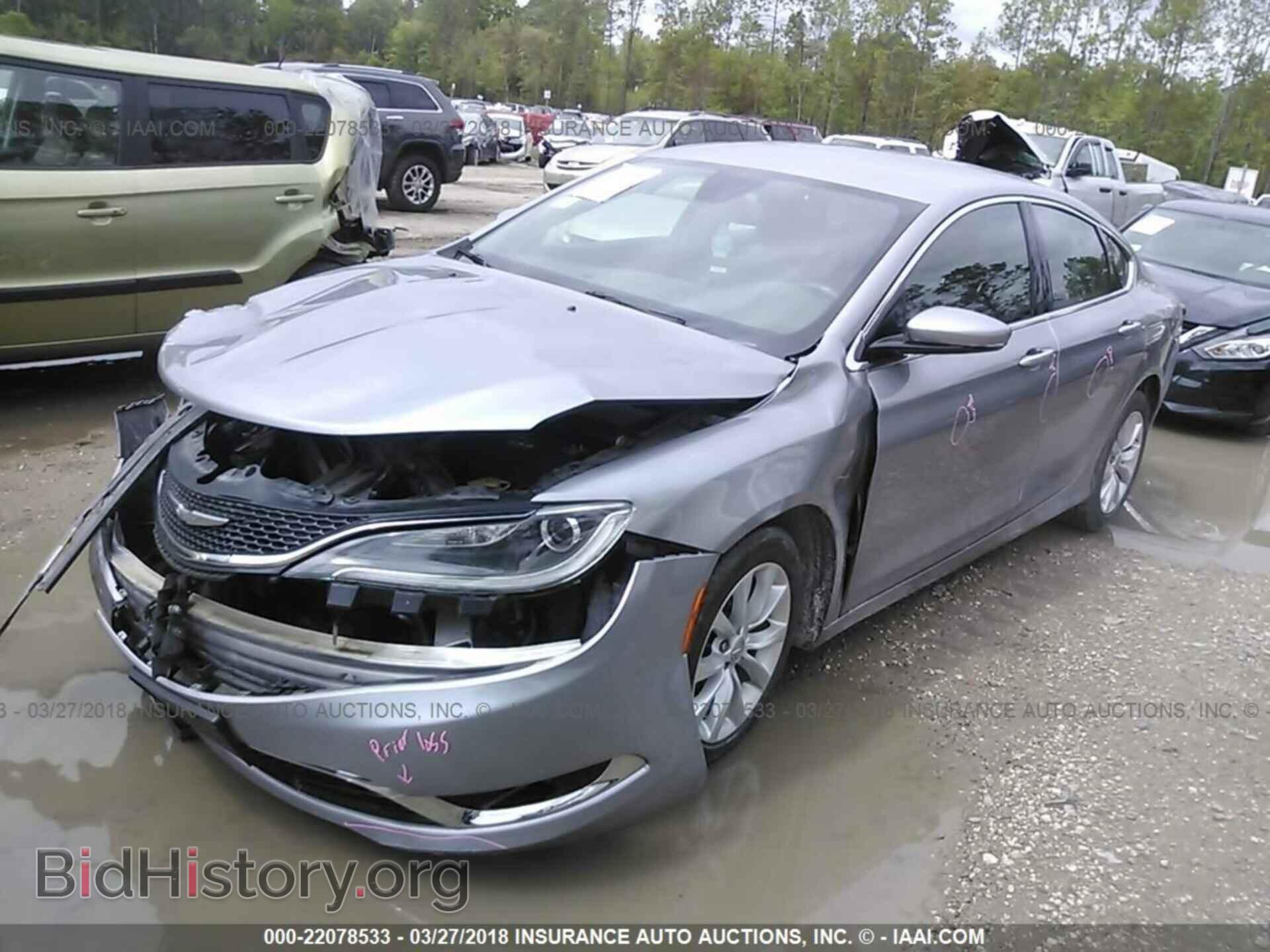 2015 Chrysler 200 - VIN: 1C3CCCCB9FN525206 - Photo 2