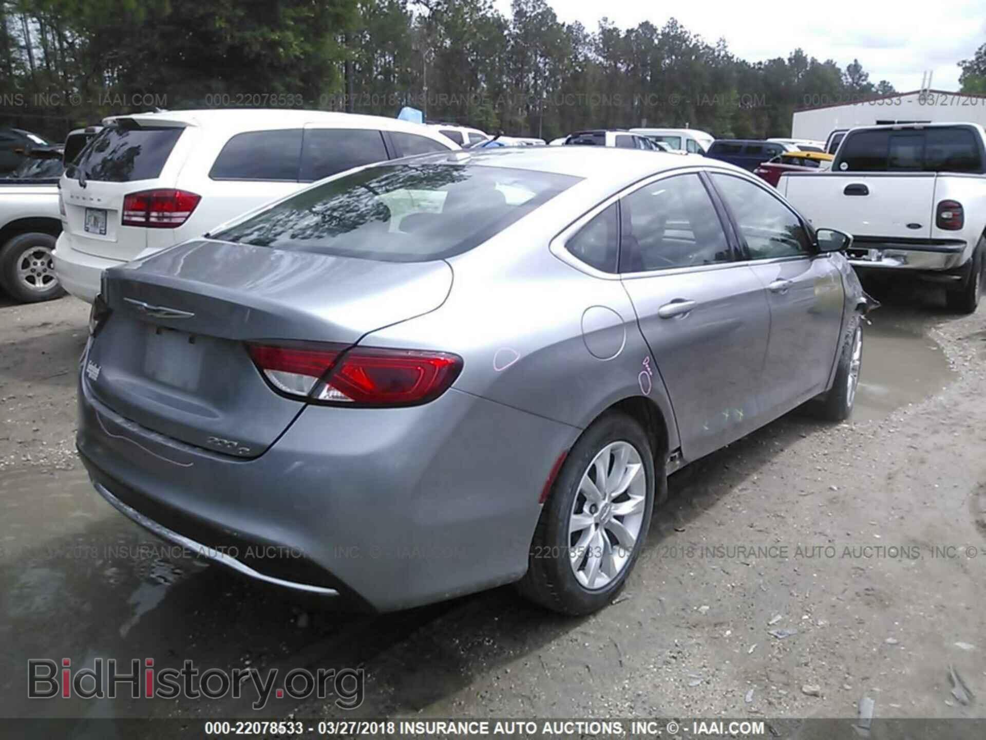 2015 Chrysler 200 - VIN: 1C3CCCCB9FN525206 - Photo 4