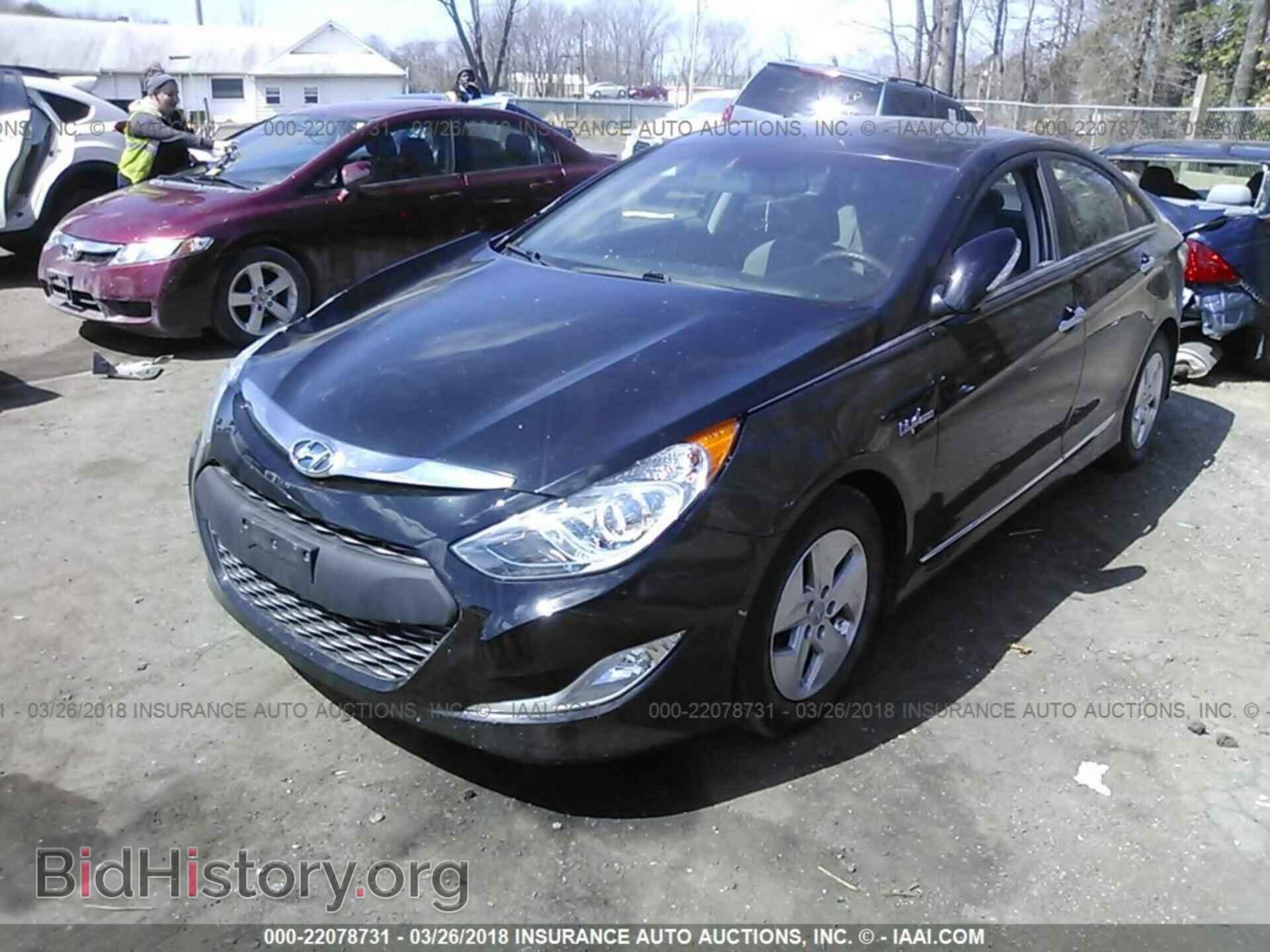 2012 Hyundai Sonata - VIN: KMHEC4A41CA027871 - Фото 2