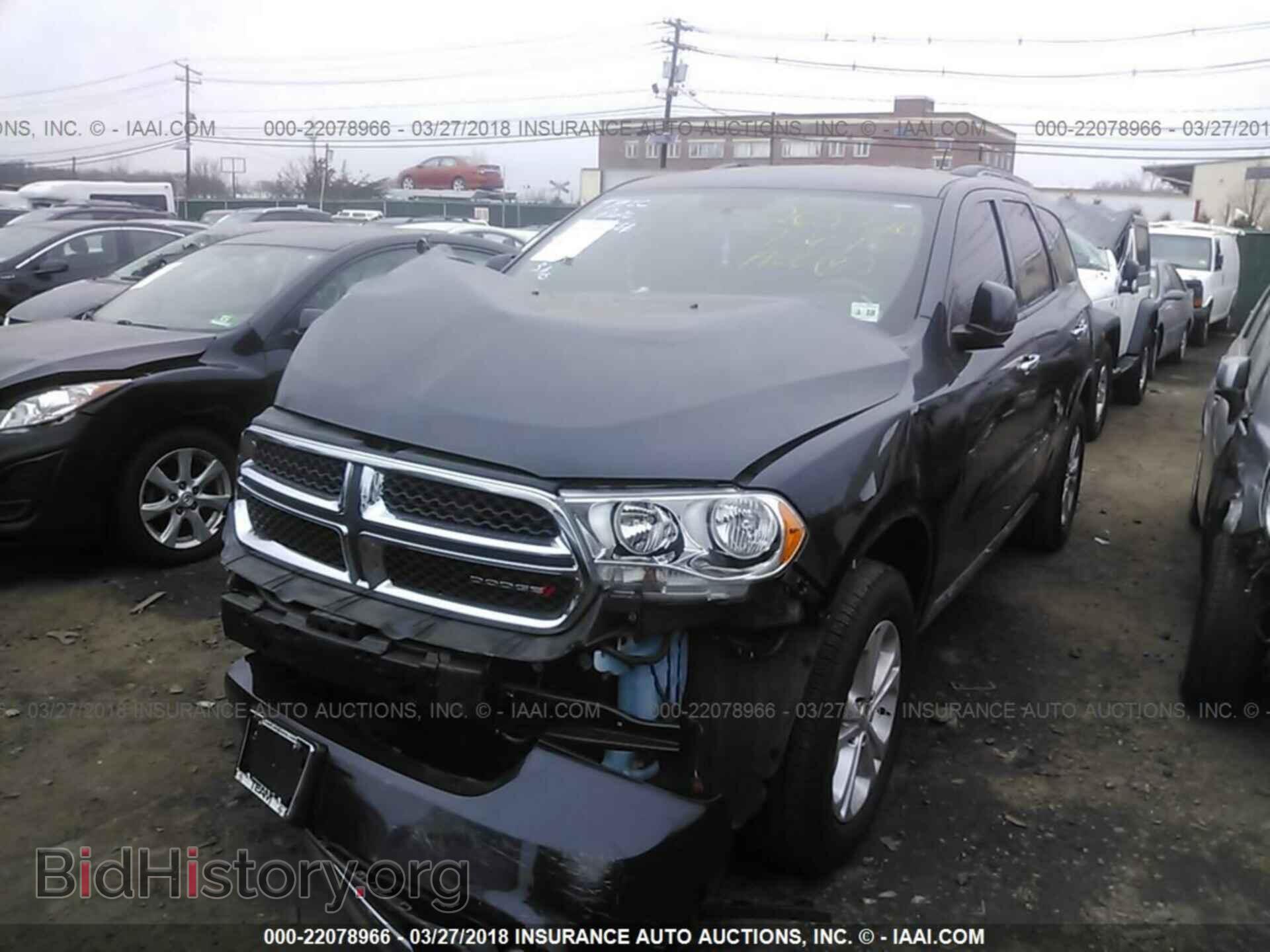 2013 Dodge Durango - VIN: 1C4RDHDG3DC681566 - Фото 2