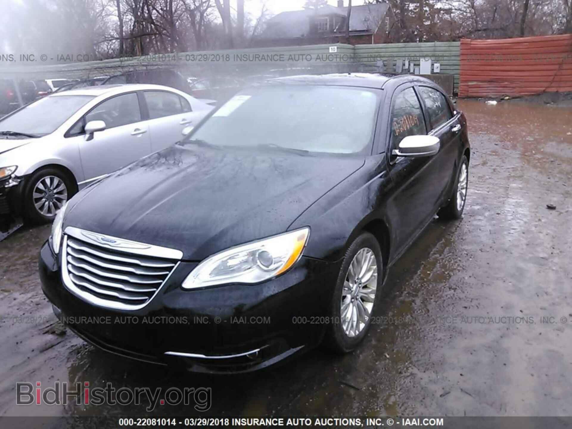 2012 Chrysler 200 - VIN: 1C3CCBCB5CN277364 - Фото 2