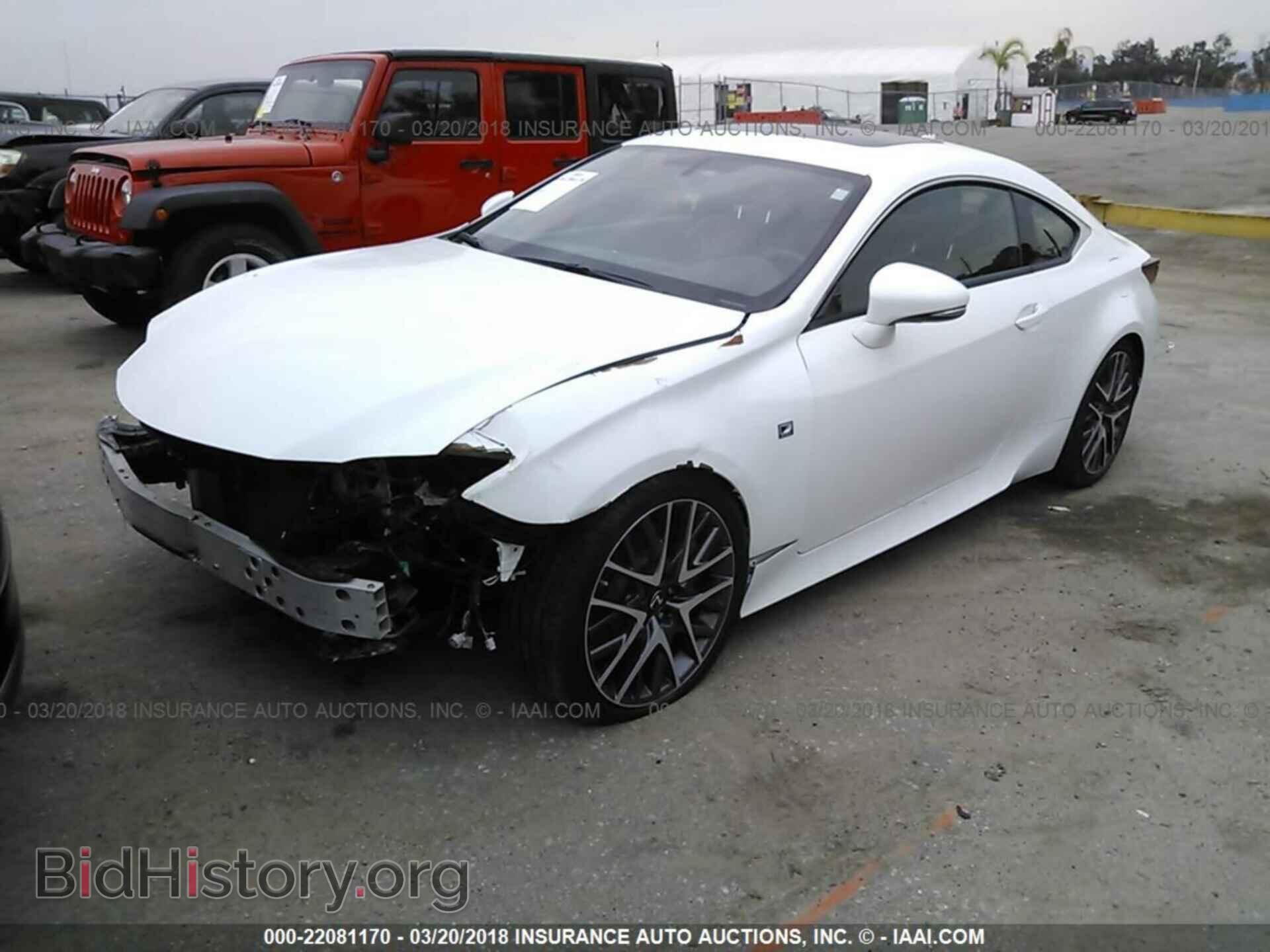 2016 Lexus Rc - VIN: JTHHA5BC7G5002134 - Фото 2