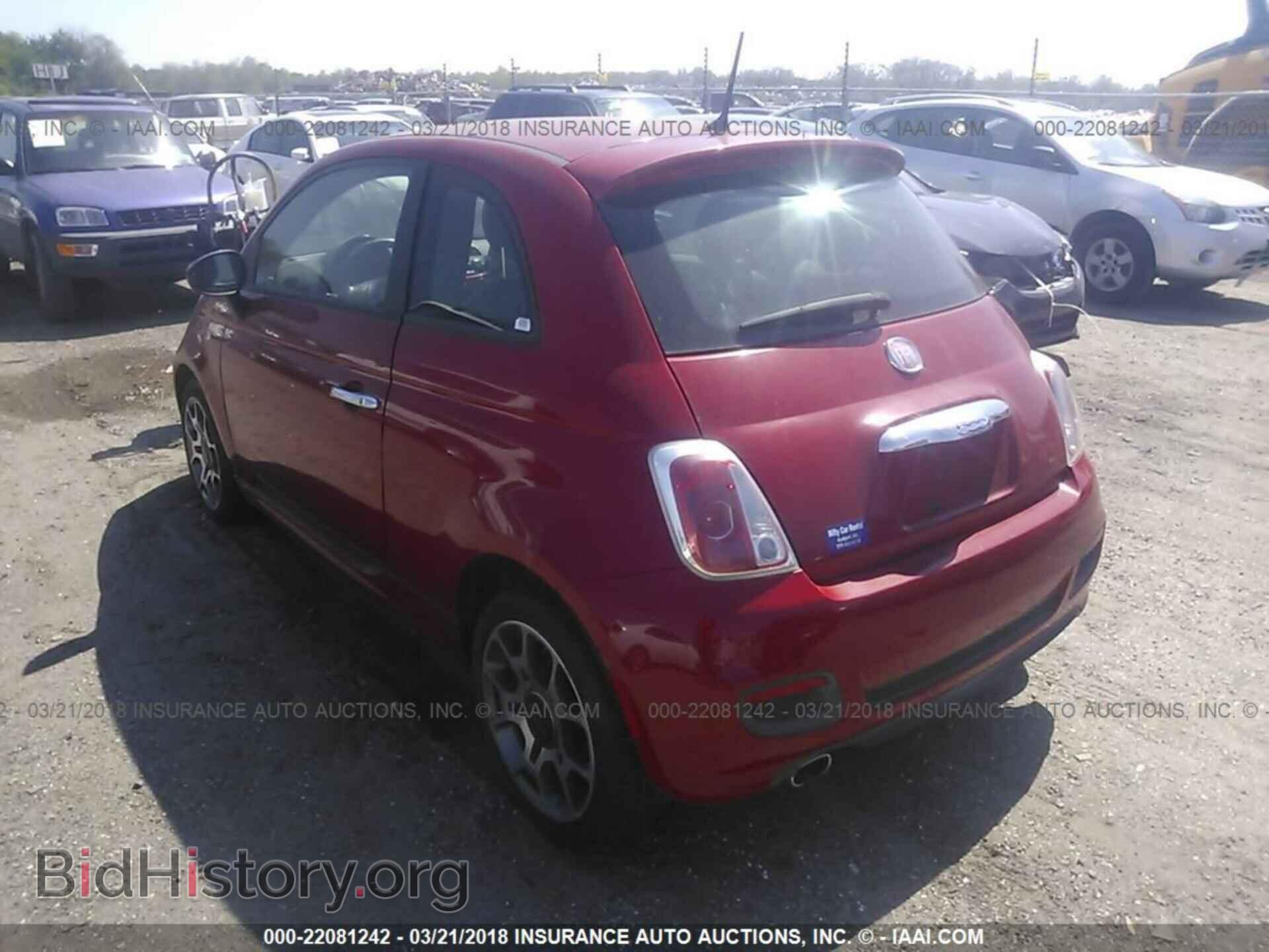 2012 Fiat 500 - VIN: 3C3CFFBR0CT357667 - Фото 3