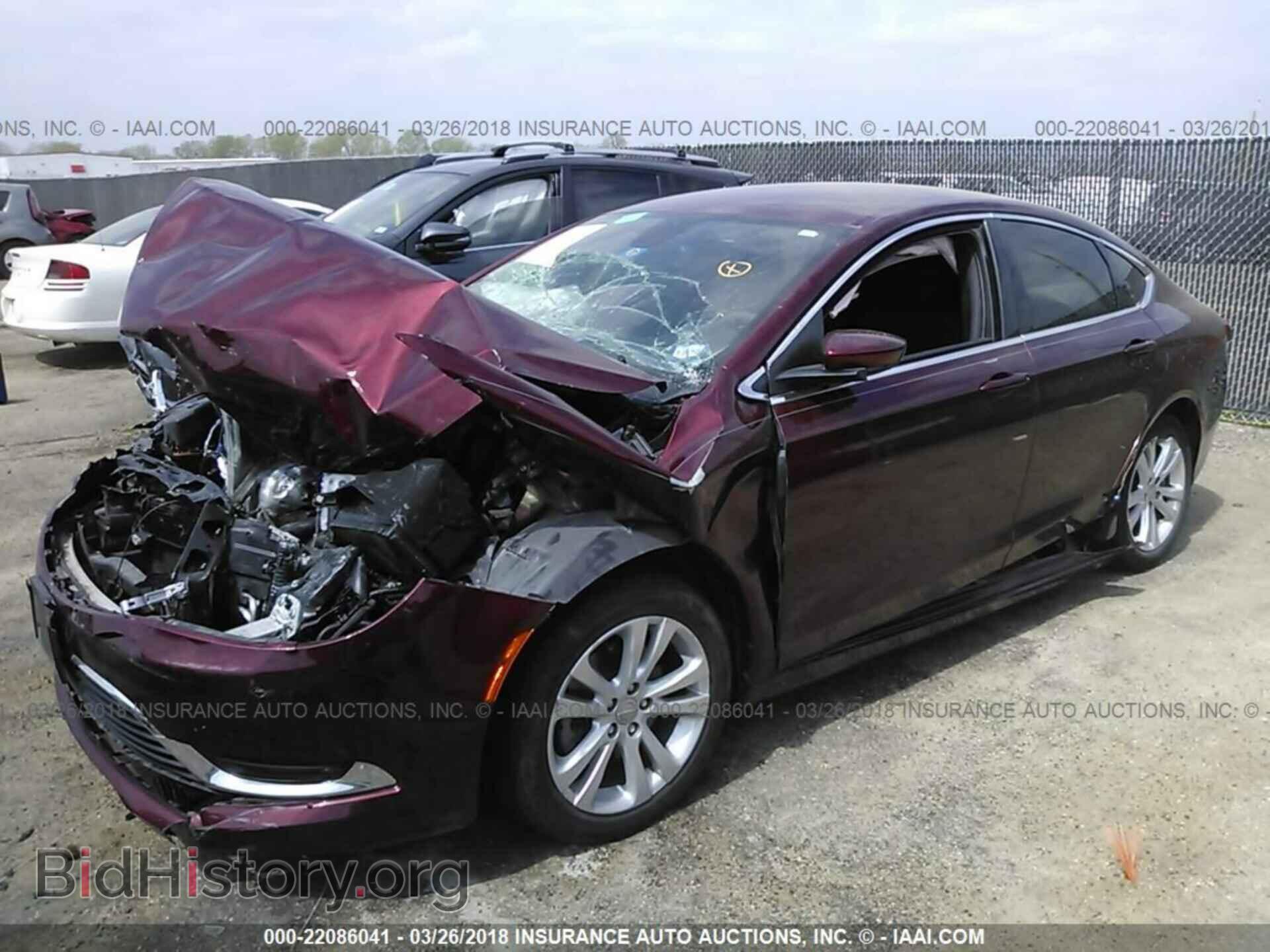 2015 Chrysler 200 - VIN: 1C3CCCAB1FN716136 - Фото 2