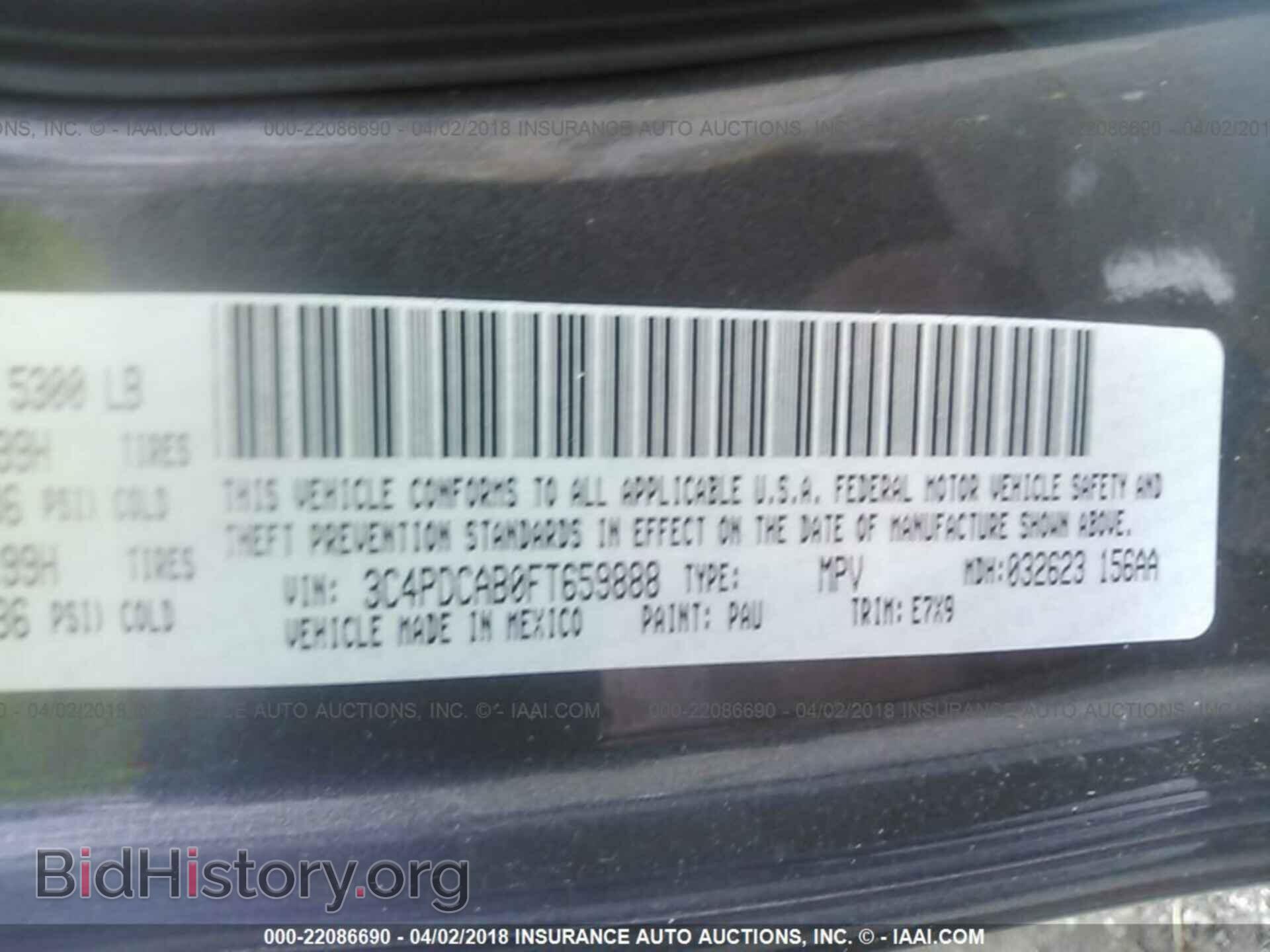 2015 Dodge Journey - VIN: 3C4PDCAB0FT659888 - Photo 9