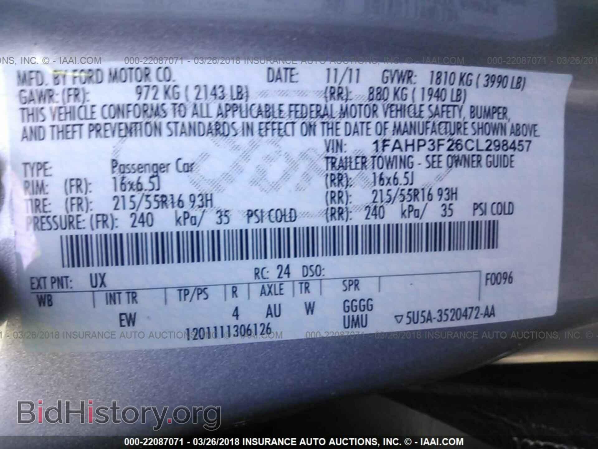 2012 Ford Focus - VIN: 1FAHP3F26CL298457 - Photo 9
