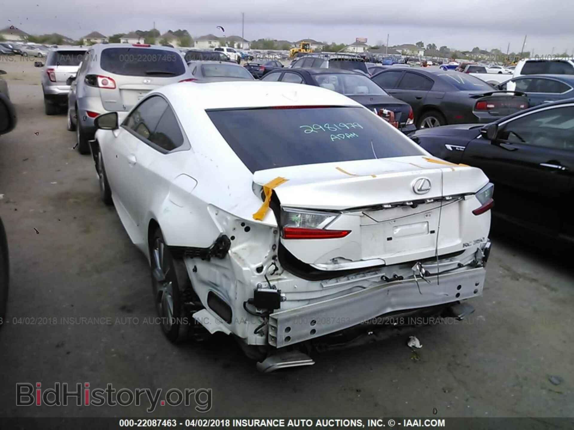 2016 Lexus Rc - VIN: JTHHE5BC4G5012253 - Фото 3
