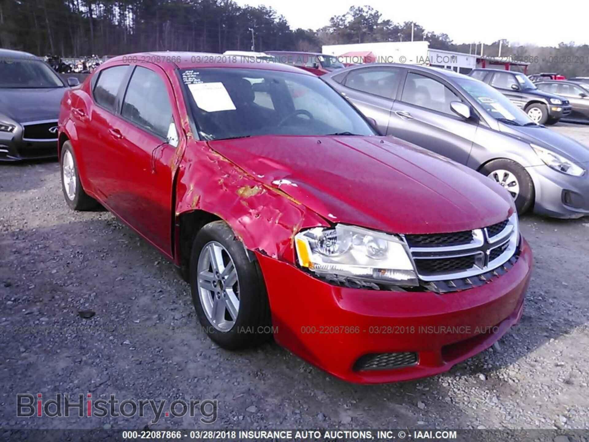 Photo 1C3CDZCB4CN192974 - Dodge Avenger 2012