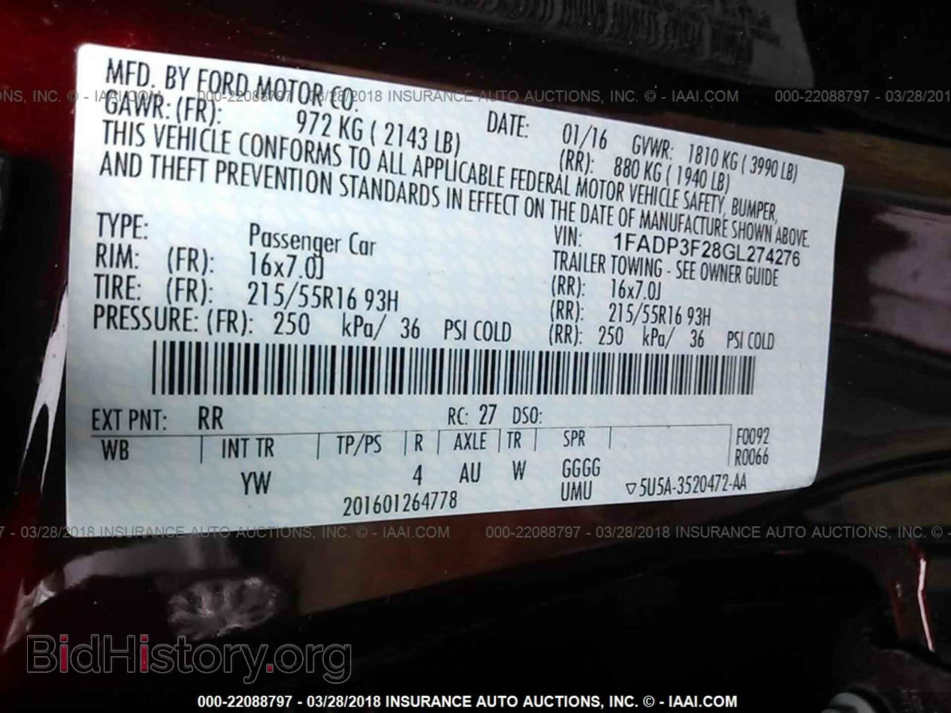 2016 Ford Focus - VIN: 1FADP3F28GL274276 - Photo 9