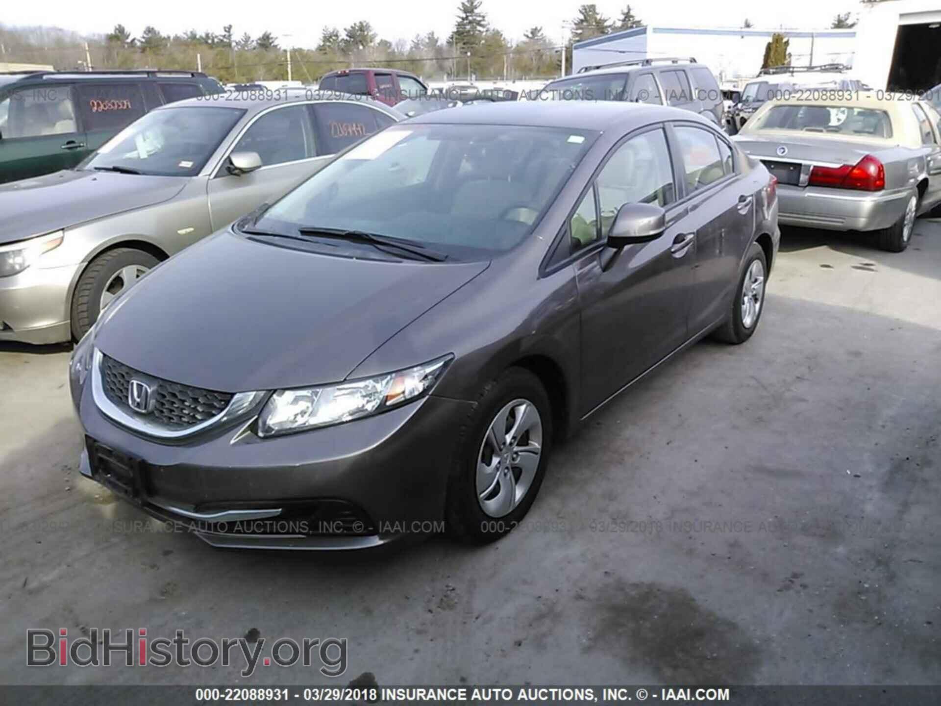 2013 Honda Civic - VIN: 2HGFB2F58DH552528 - Фото 2