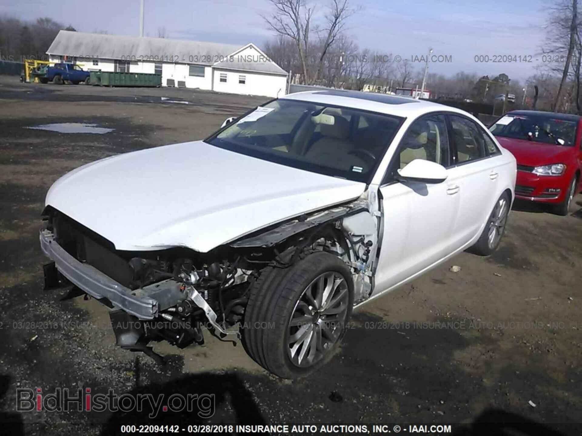 2013 Audi A6 - VIN: WAUGFBFC1DN135231 - Фото 2