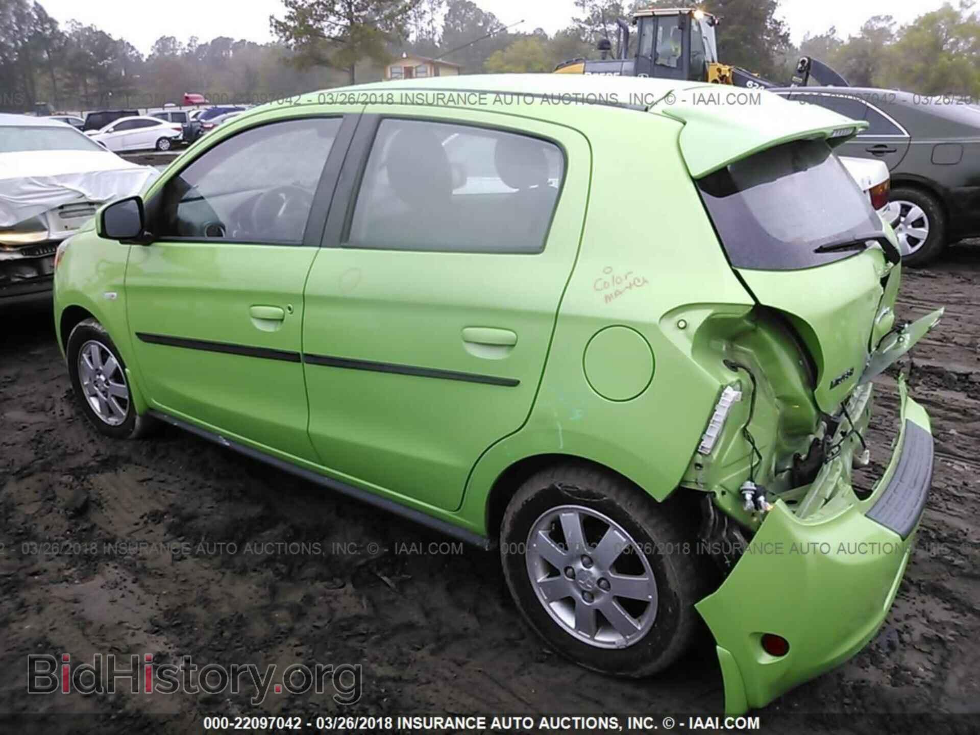 2014 Mitsubishi Mirage - VIN: ML32A4HJ6EH012563 - Фото 3