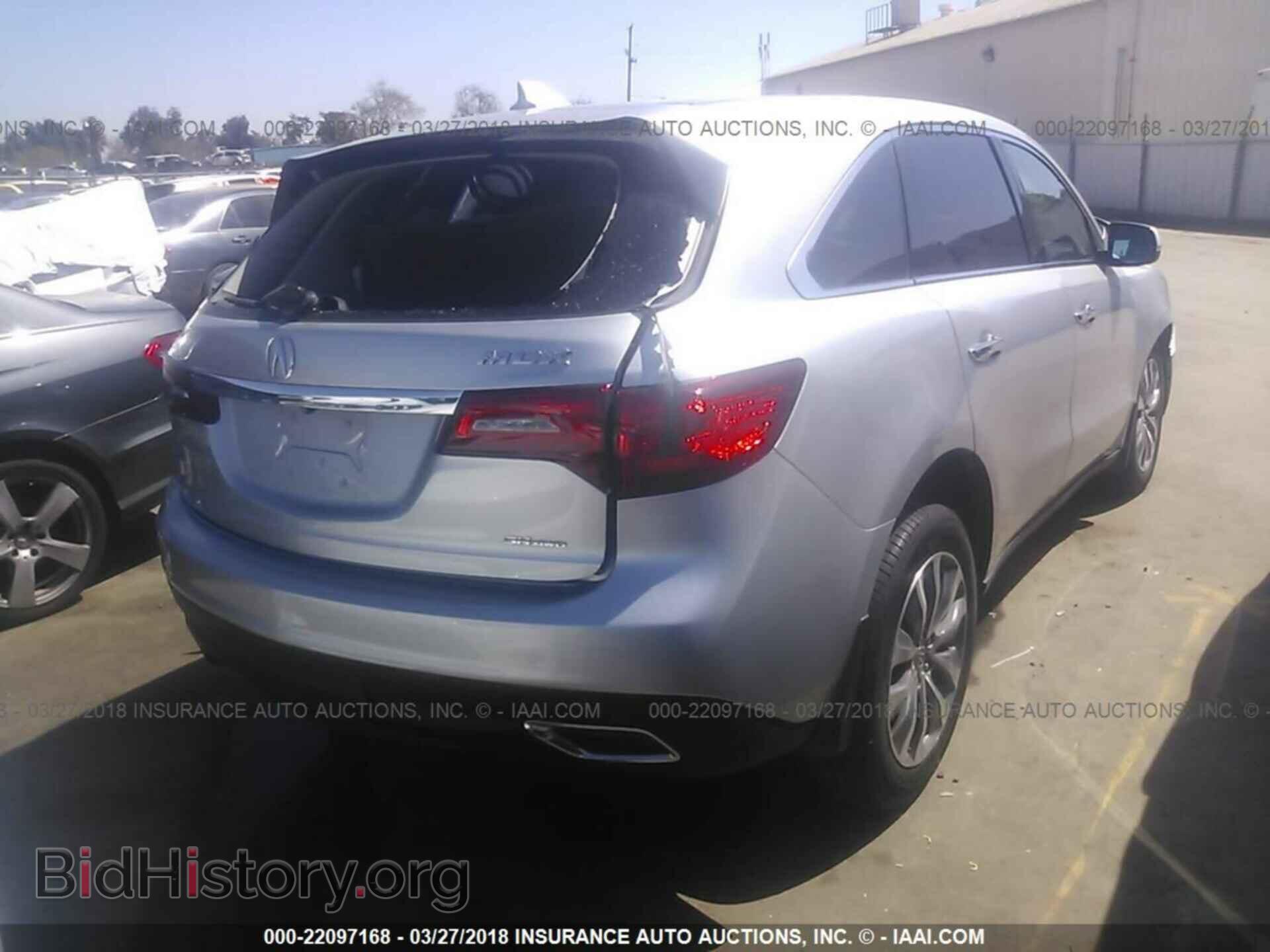 2014 Acura Mdx - VIN: 5FRYD4H41EB043517 - Фото 4